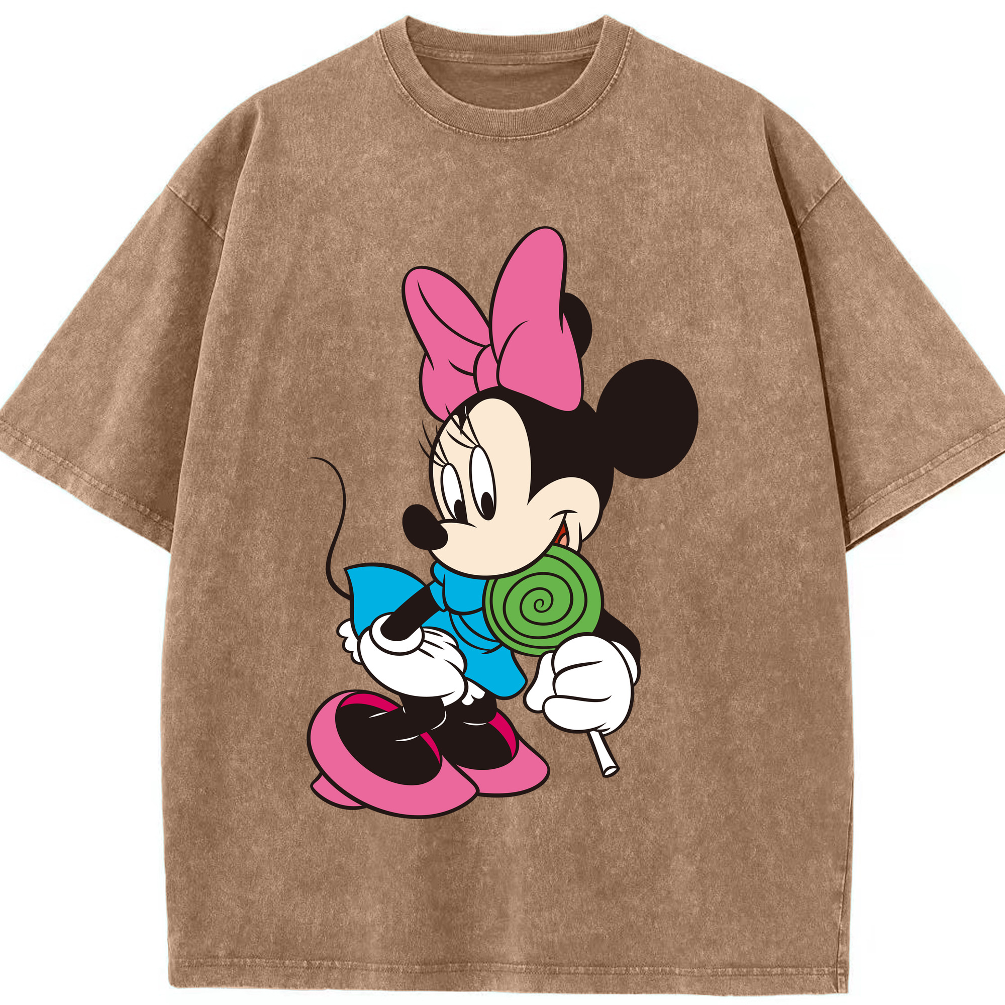 （画像用） ミッキーマウス Mickey Mouse 綿100% ヴィンテージ風 半袖Tシャツ（フロントプリント）