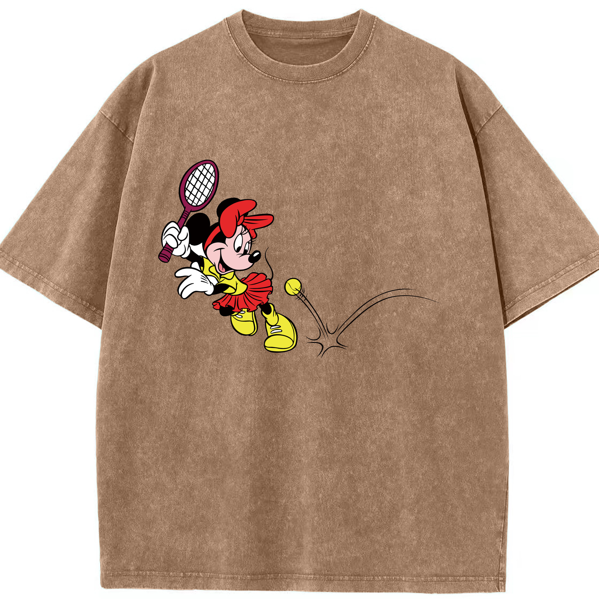 （画像用） ミッキーマウス Mickey Mouse 綿100% ヴィンテージ風 半袖Tシャツ（フロントプリント）