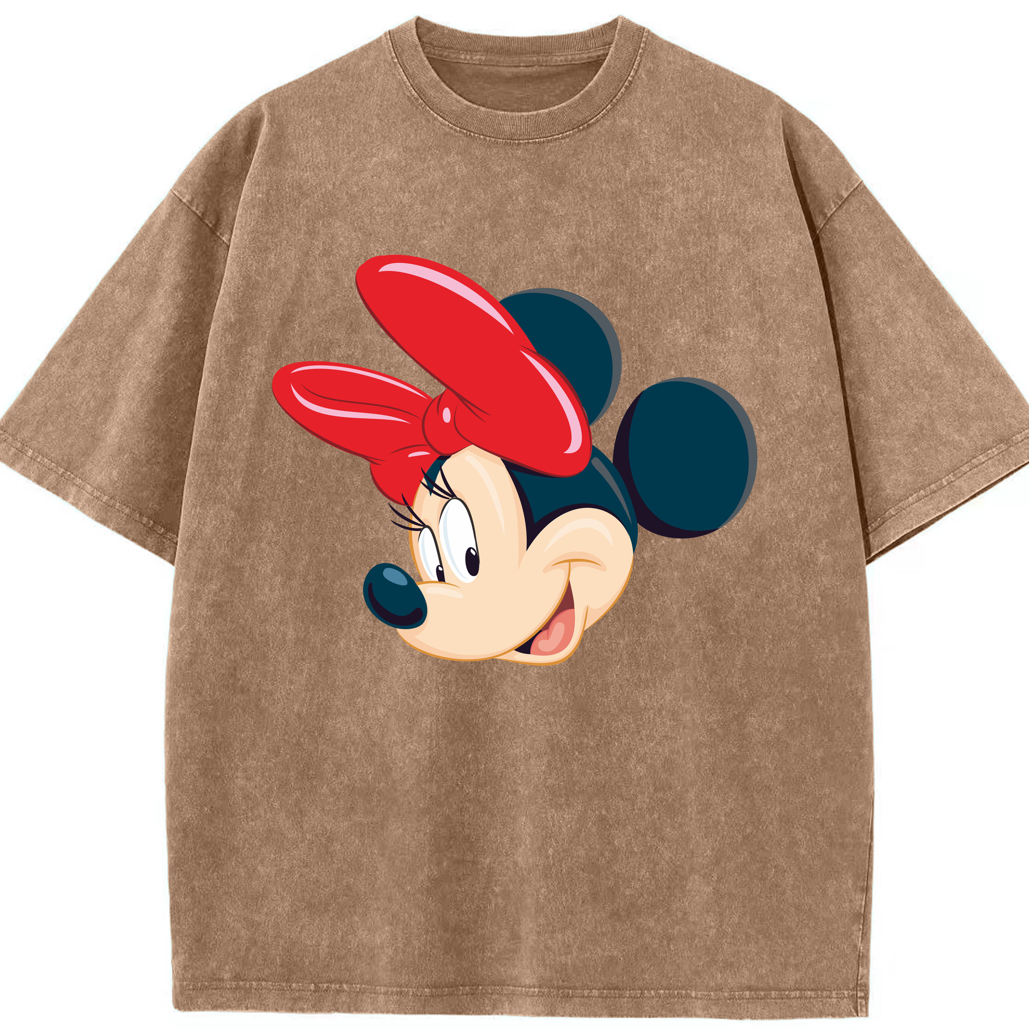 （画像用） ミッキーマウス Mickey Mouse 綿100% ヴィンテージ風 半袖Tシャツ（フロントプリント）