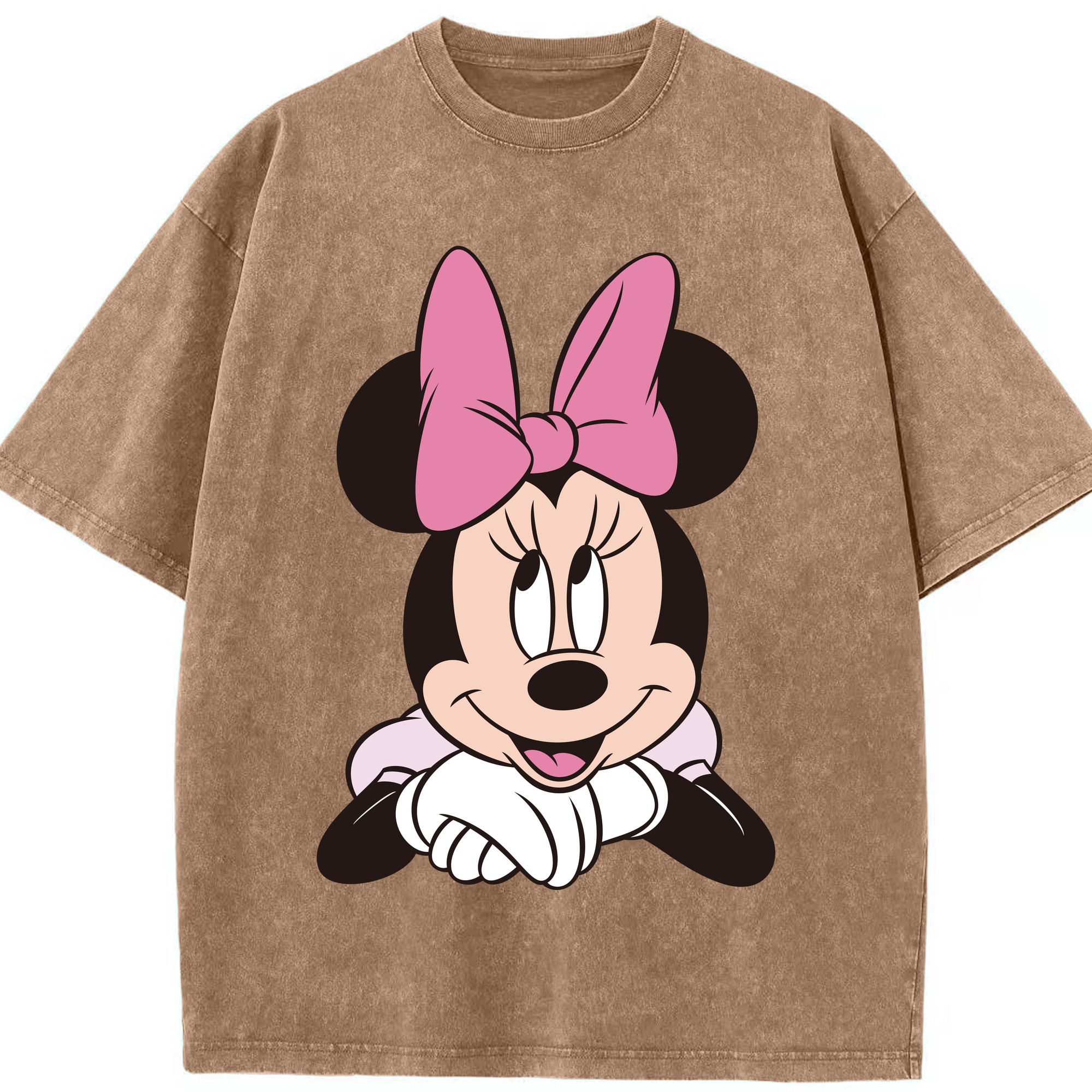 （画像用） ミッキーマウス Mickey Mouse 綿100% ヴィンテージ風 半袖Tシャツ（フロントプリント）