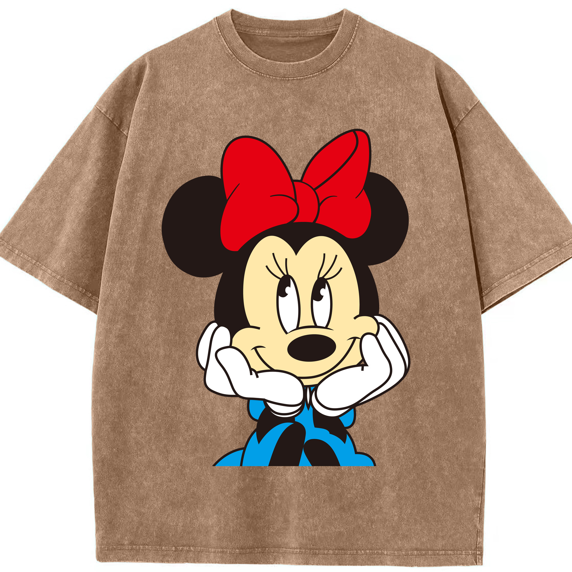 ミッキーマウス Mickey Mouse 綿100% ヴィンテージ風 半袖Tシャツ（フロントプリント）
