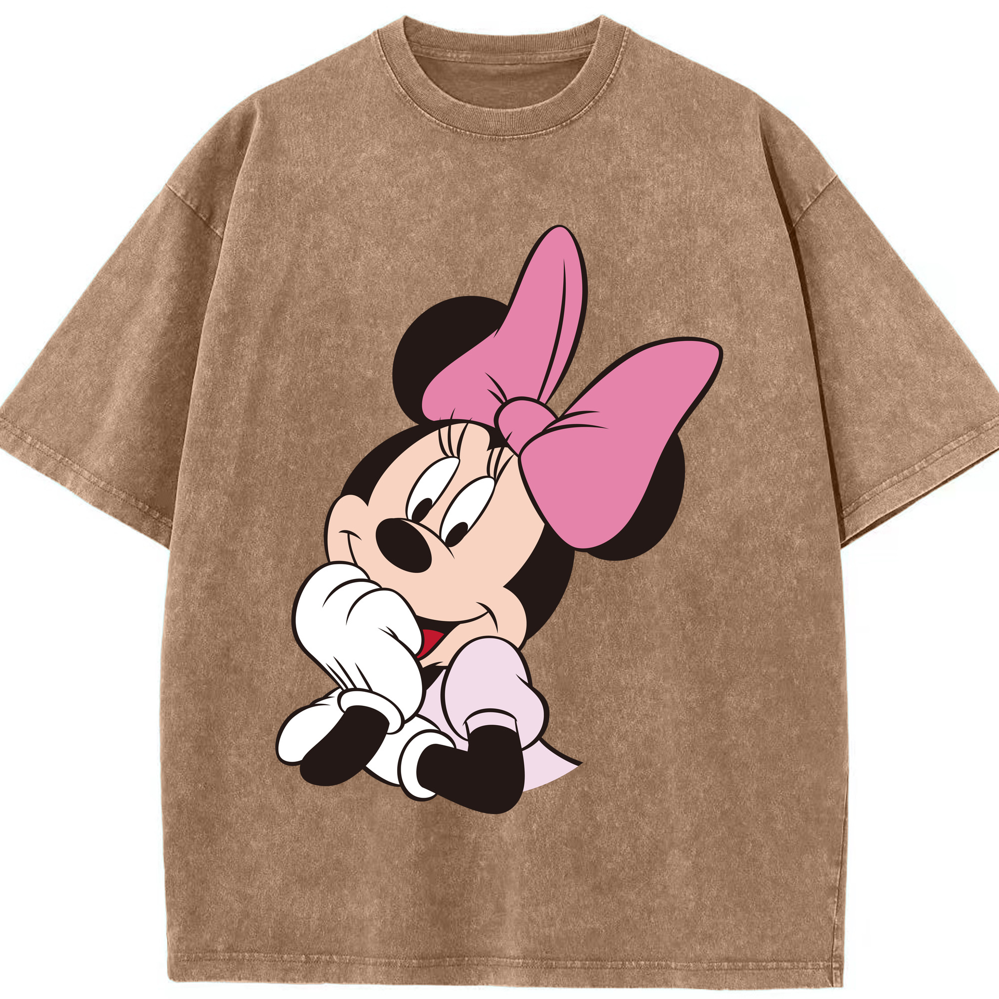 （画像用） ミッキーマウス Mickey Mouse 綿100% ヴィンテージ風 半袖Tシャツ（フロントプリント）