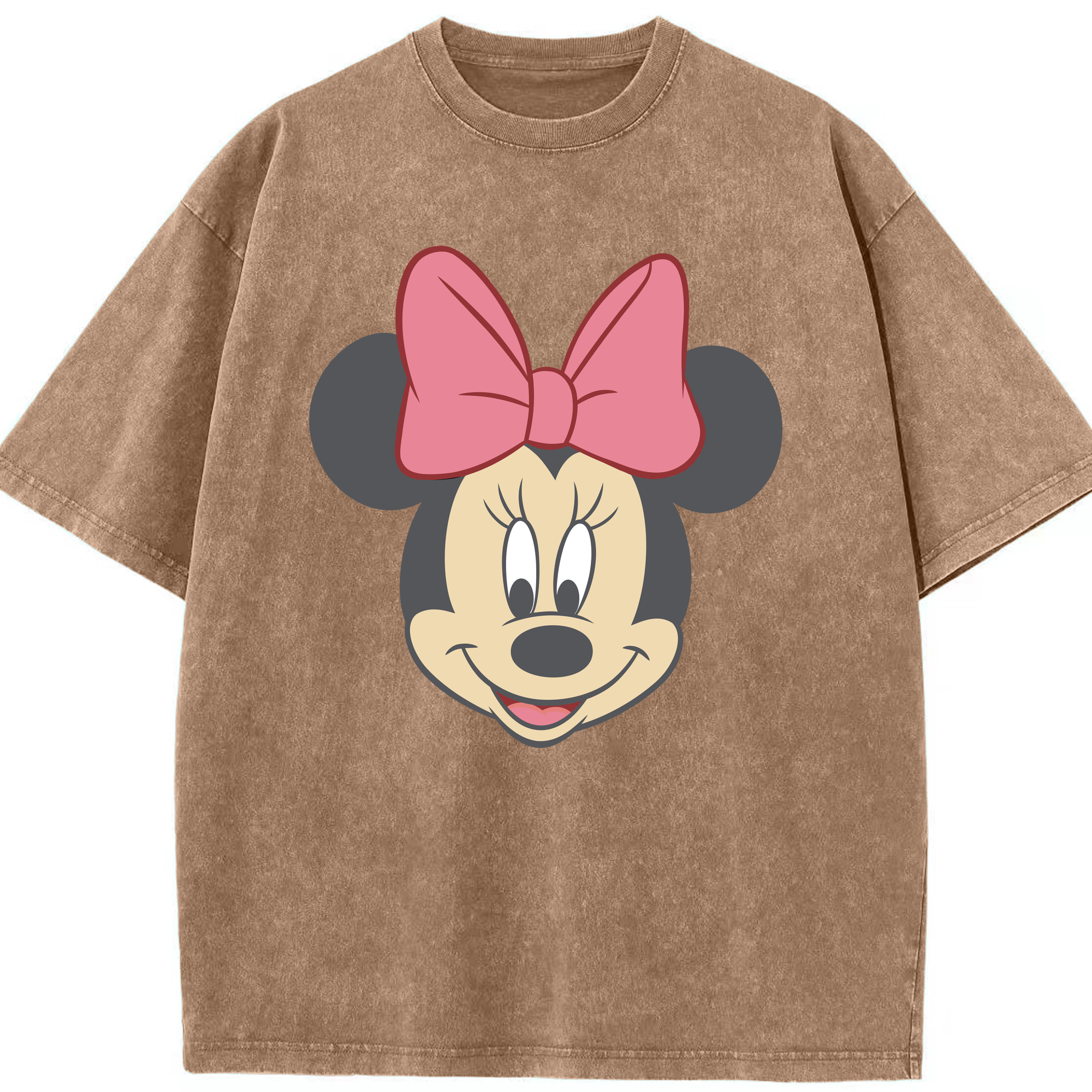 （画像用） ミッキーマウス Mickey Mouse 綿100% ヴィンテージ風 半袖Tシャツ（フロントプリント）
