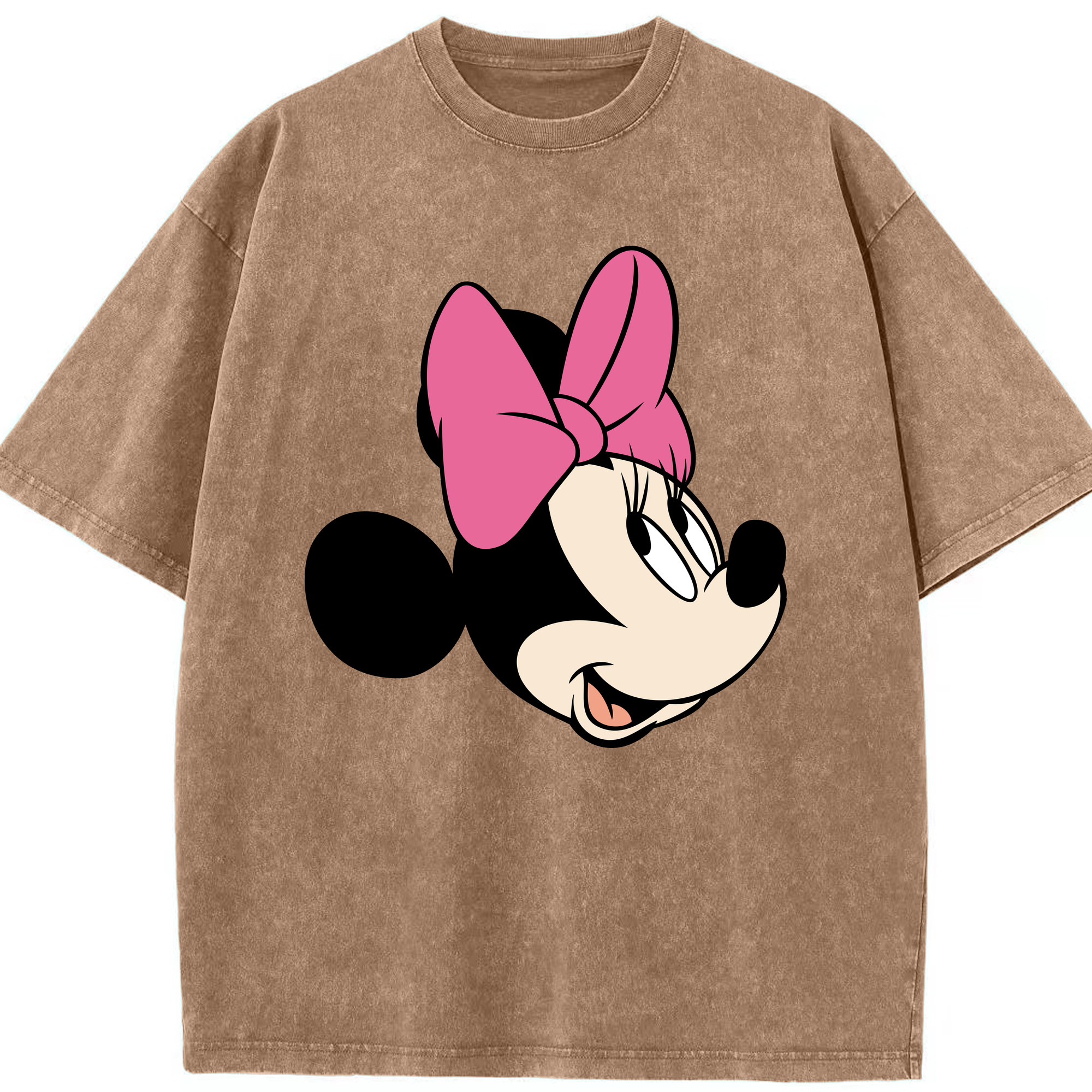 （画像用） ミッキーマウス Mickey Mouse 綿100% ヴィンテージ風 半袖Tシャツ（フロントプリント）