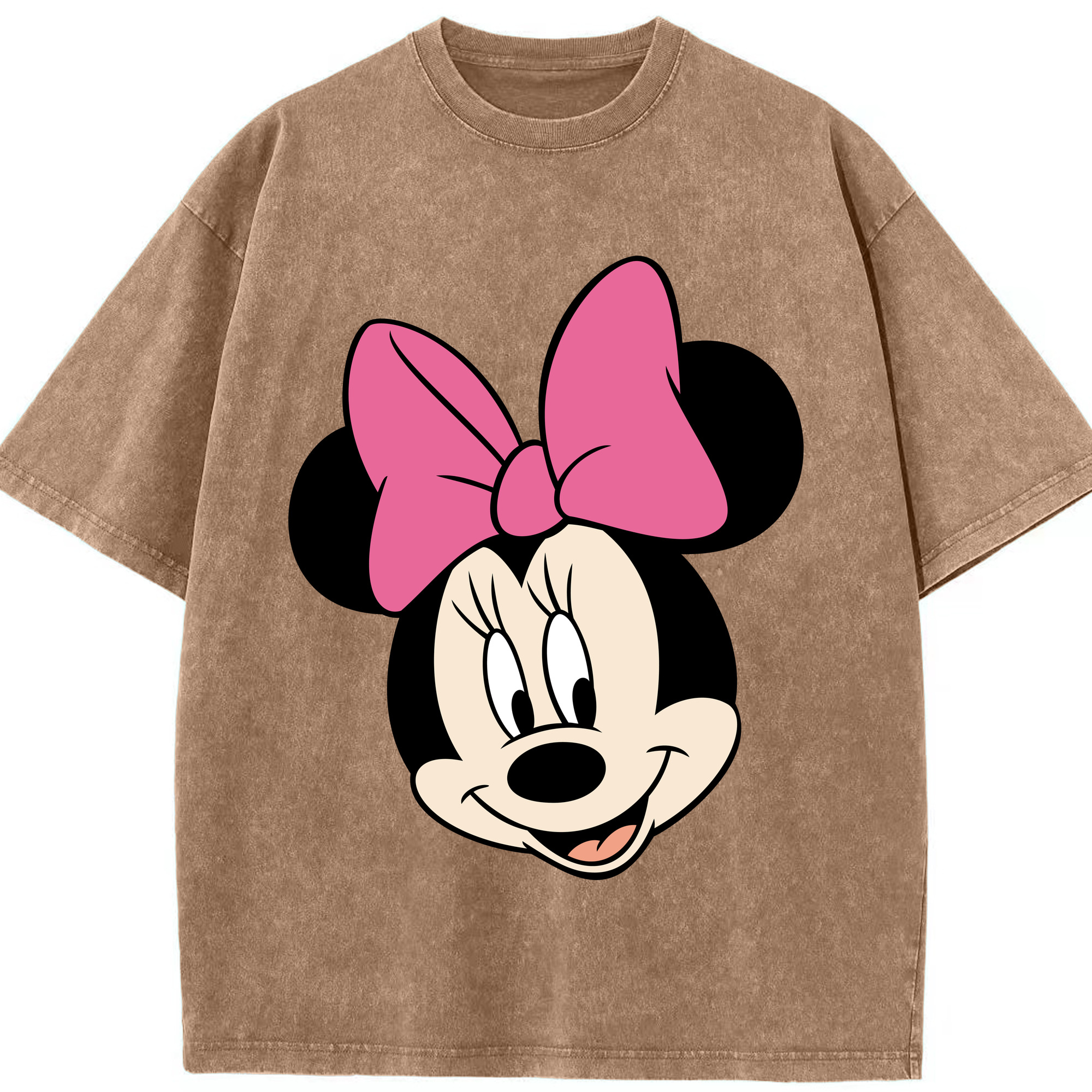 （画像用） ミッキーマウス Mickey Mouse 綿100% ヴィンテージ風 半袖Tシャツ（フロントプリント）