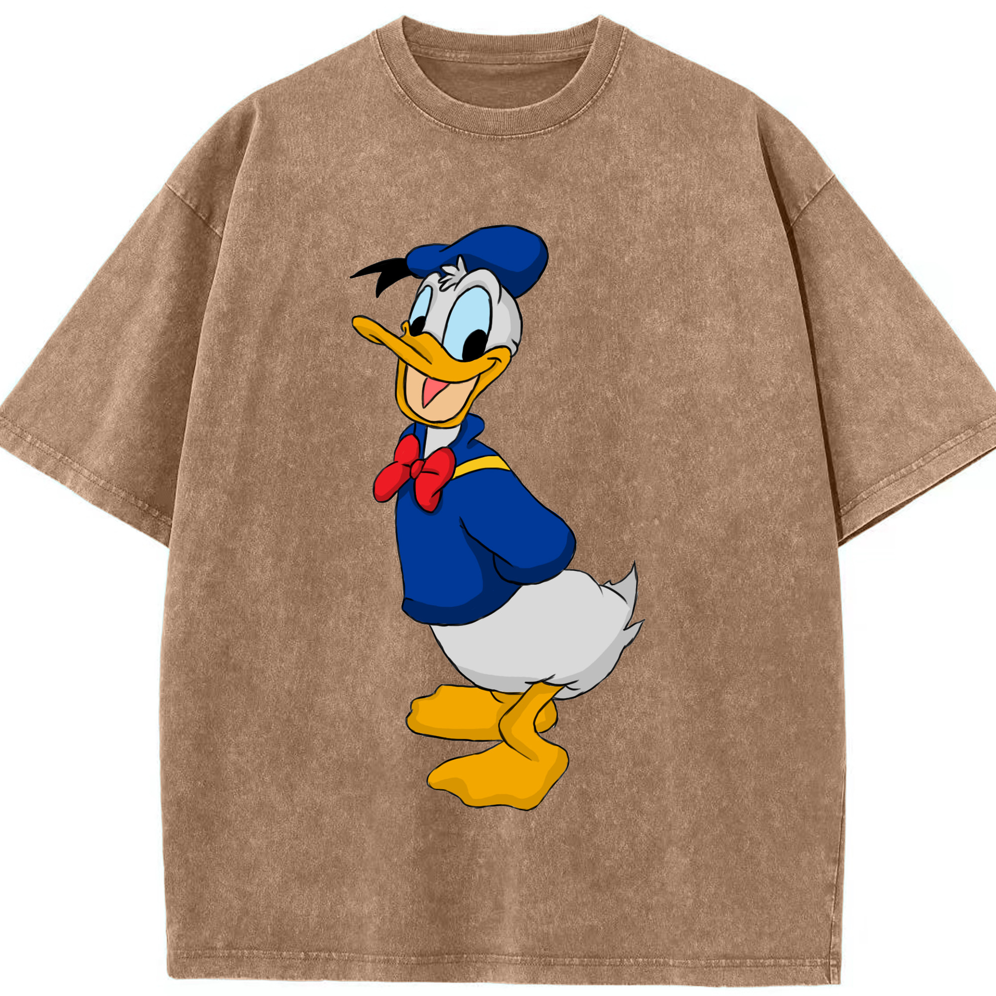 （画像用） ミッキーマウス Mickey Mouse 綿100% ヴィンテージ風 半袖Tシャツ（フロントプリント）