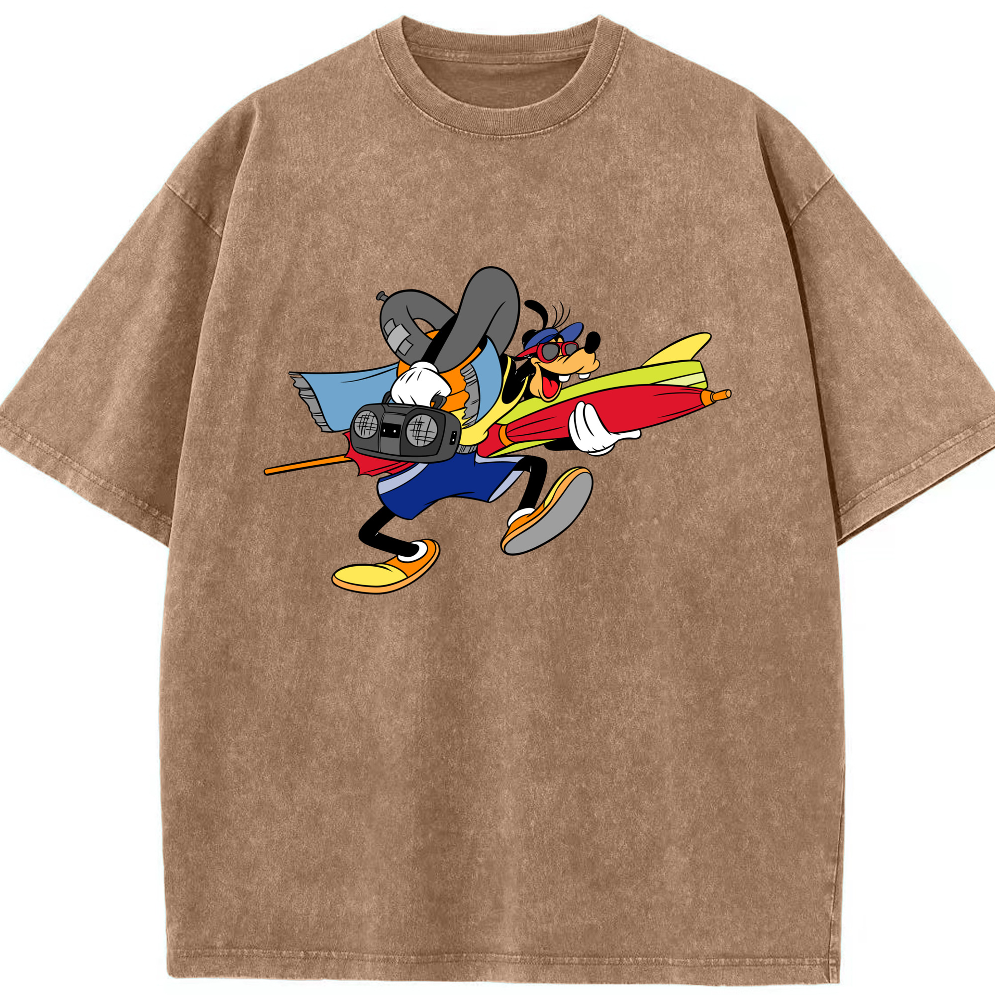 （画像用） ミッキーマウス Mickey Mouse 綿100% ヴィンテージ風 半袖Tシャツ（フロントプリント）