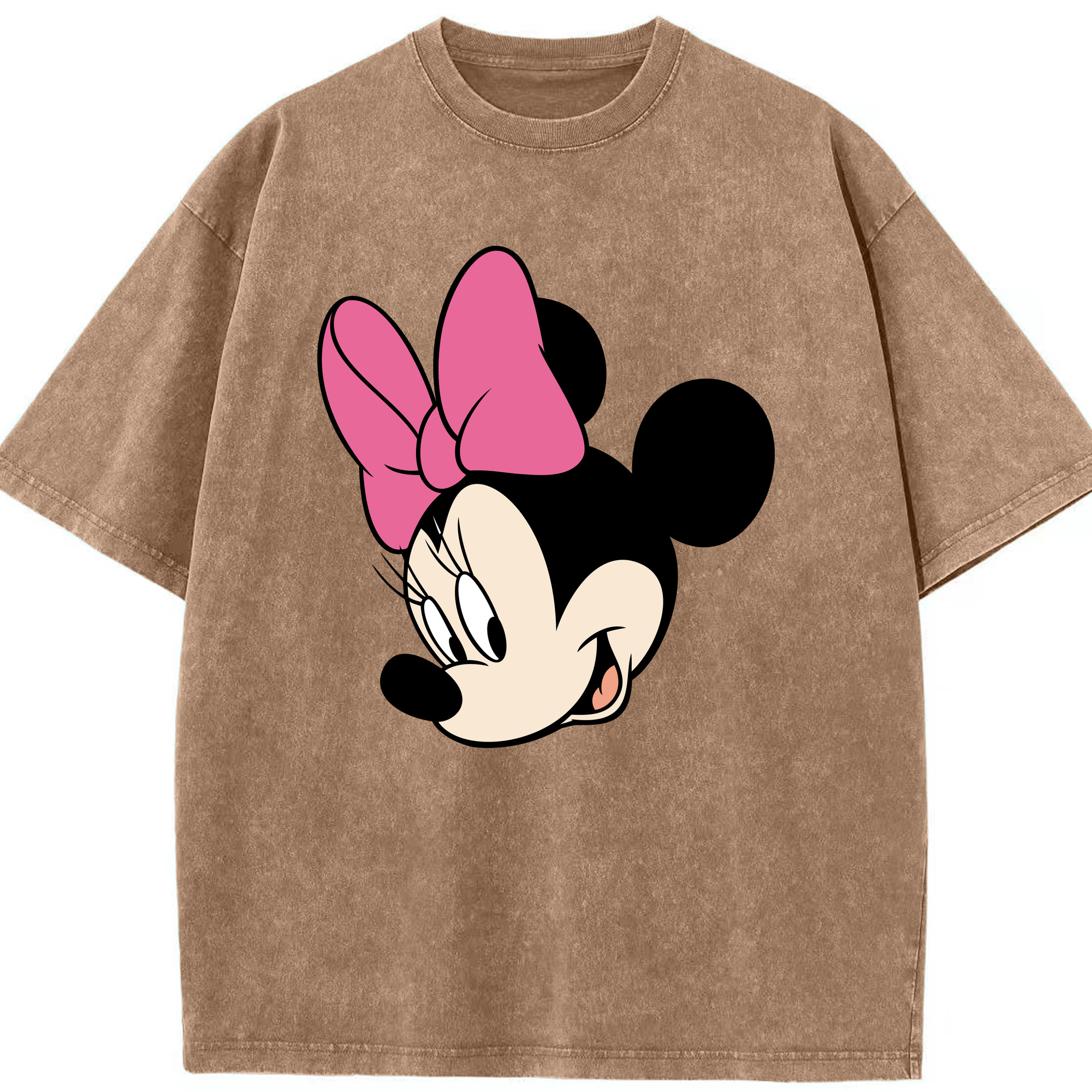 （画像用） ミッキーマウス Mickey Mouse 綿100% ヴィンテージ風 半袖Tシャツ（フロントプリント）