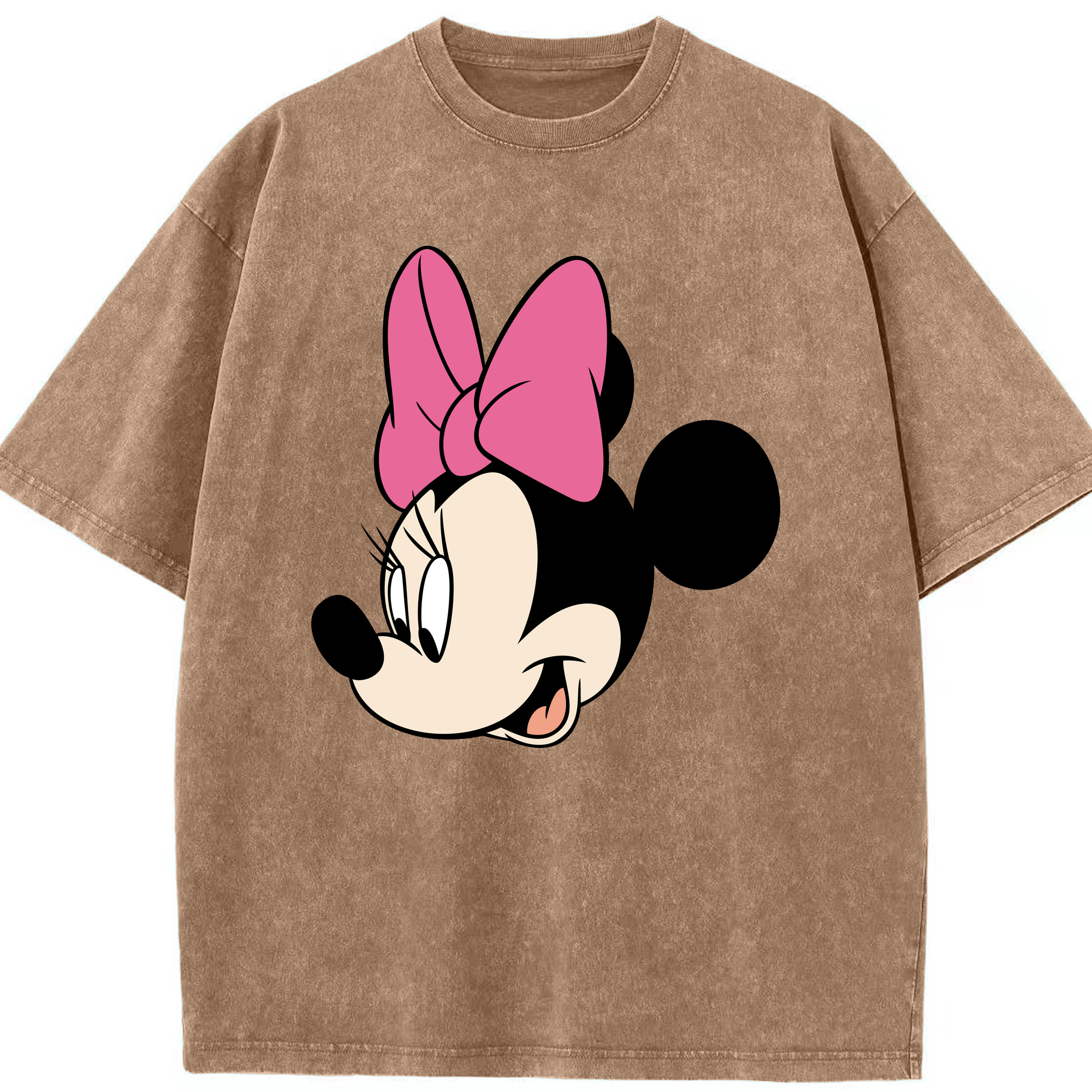 （画像用） ミッキーマウス Mickey Mouse 綿100% ヴィンテージ風 半袖Tシャツ（フロントプリント）
