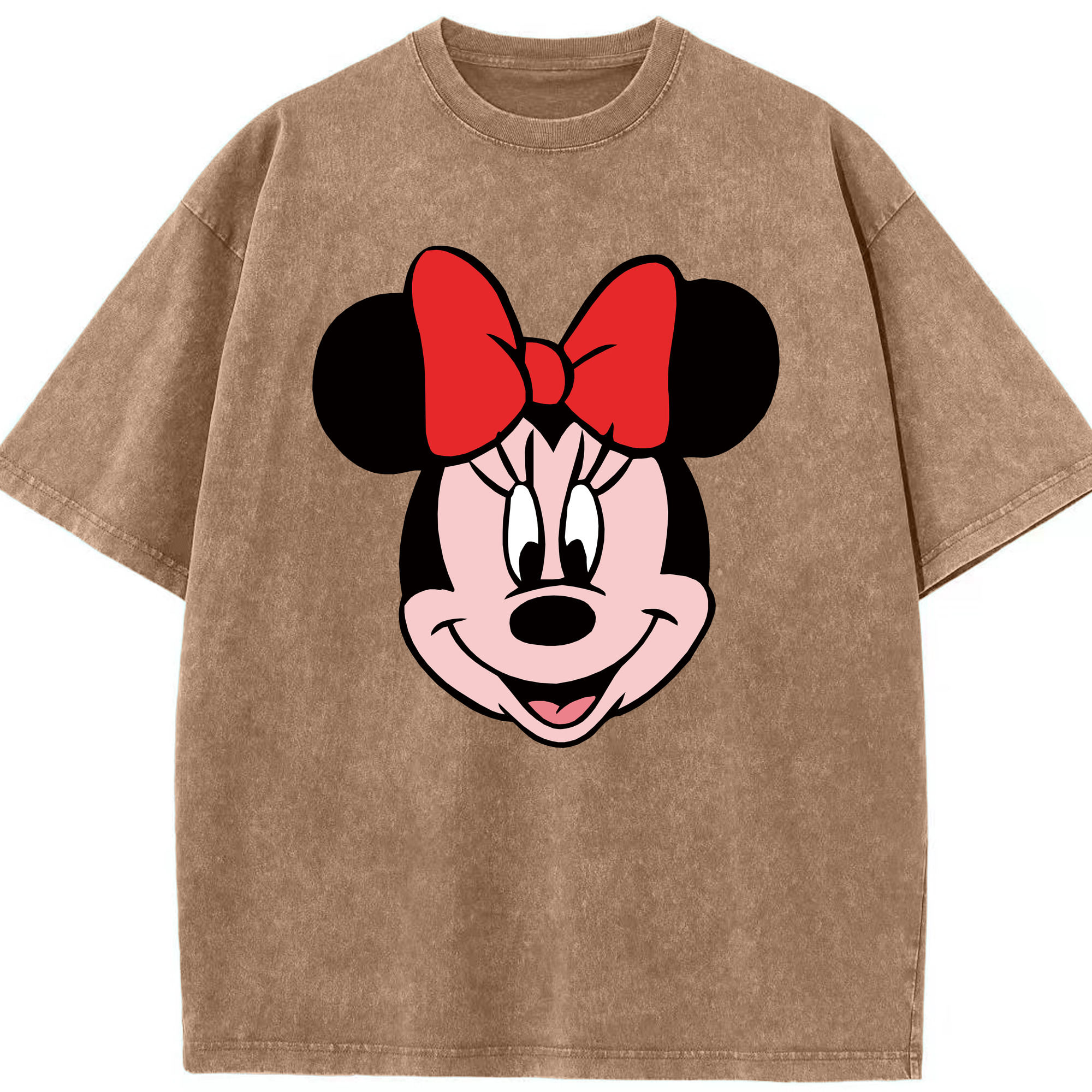 （画像用） ミッキーマウス Mickey Mouse 綿100% ヴィンテージ風 半袖Tシャツ（フロントプリント）