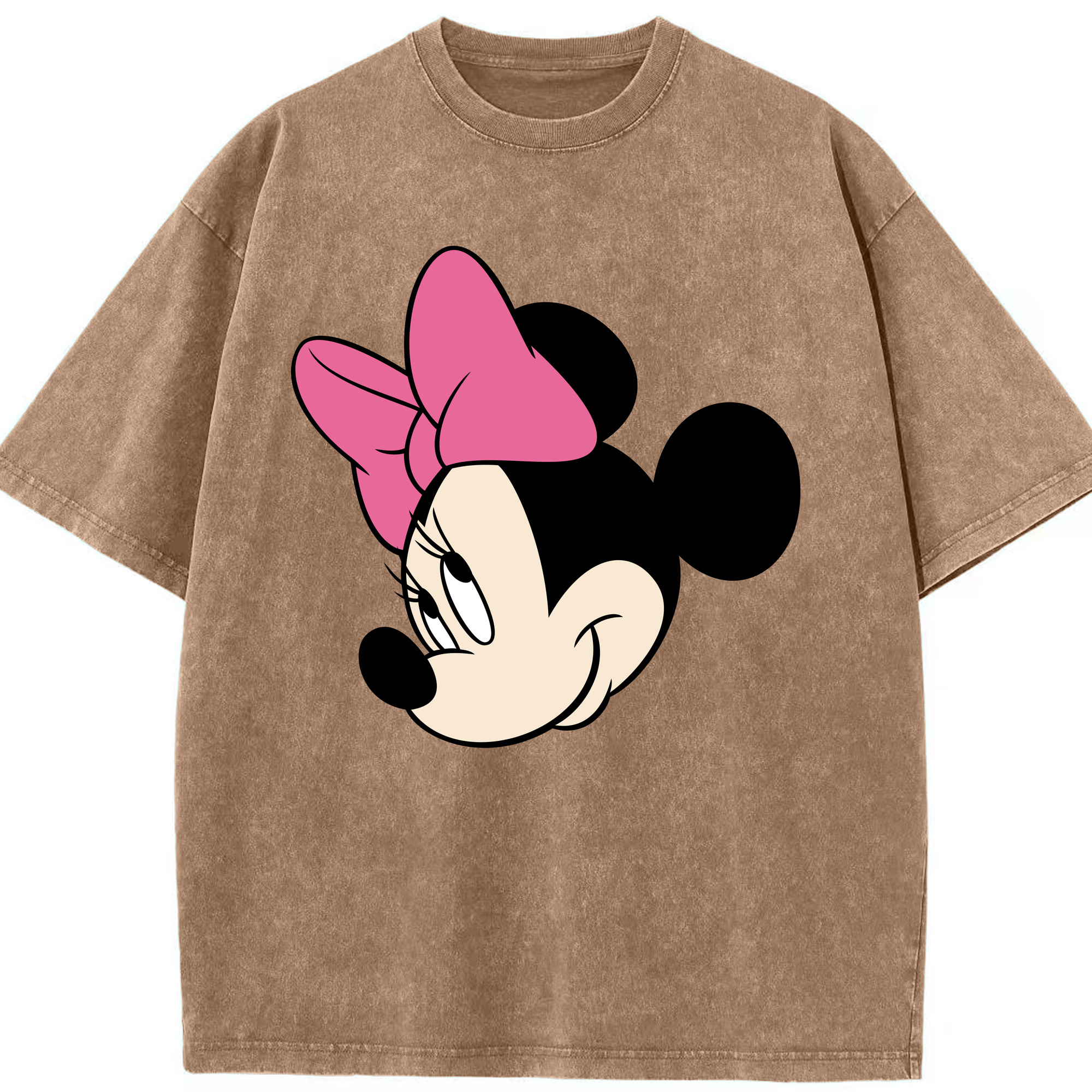 （画像用） ミッキーマウス Mickey Mouse 綿100% ヴィンテージ風 半袖Tシャツ（フロントプリント）