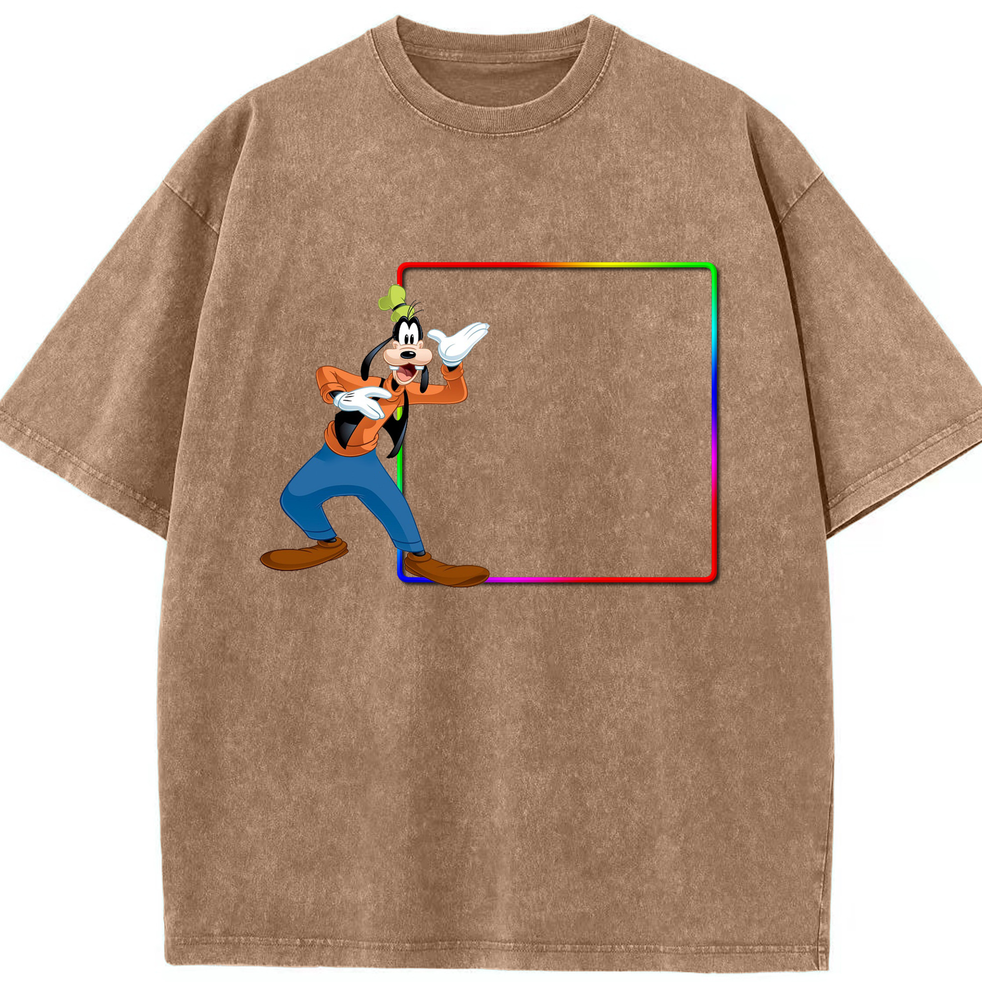 （画像用） ミッキーマウス Mickey Mouse 綿100% ヴィンテージ風 半袖Tシャツ（フロントプリント）