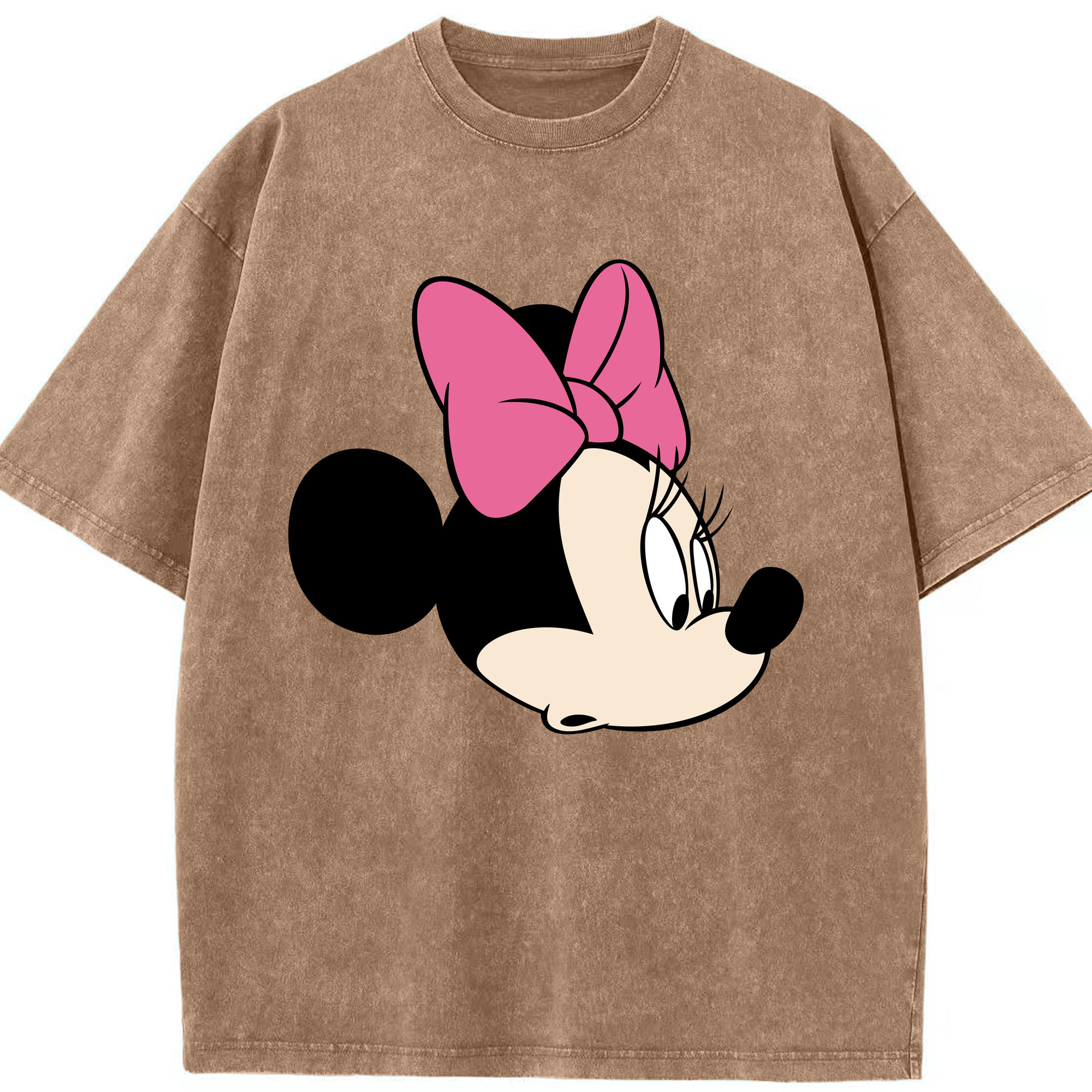 （画像用） ミッキーマウス Mickey Mouse 綿100% ヴィンテージ風 半袖Tシャツ（フロントプリント）