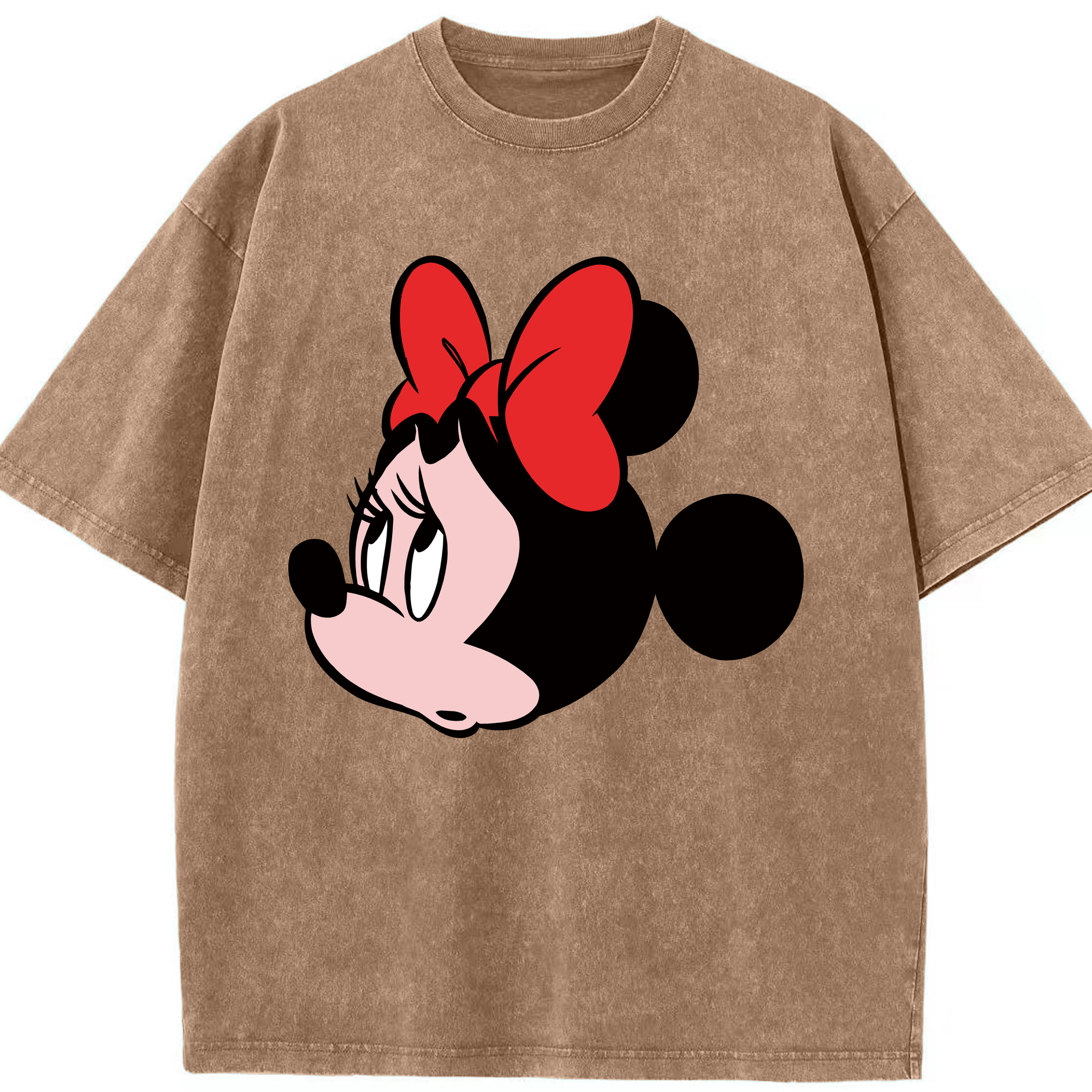 （画像用） ミッキーマウス Mickey Mouse 綿100% ヴィンテージ風 半袖Tシャツ（フロントプリント）