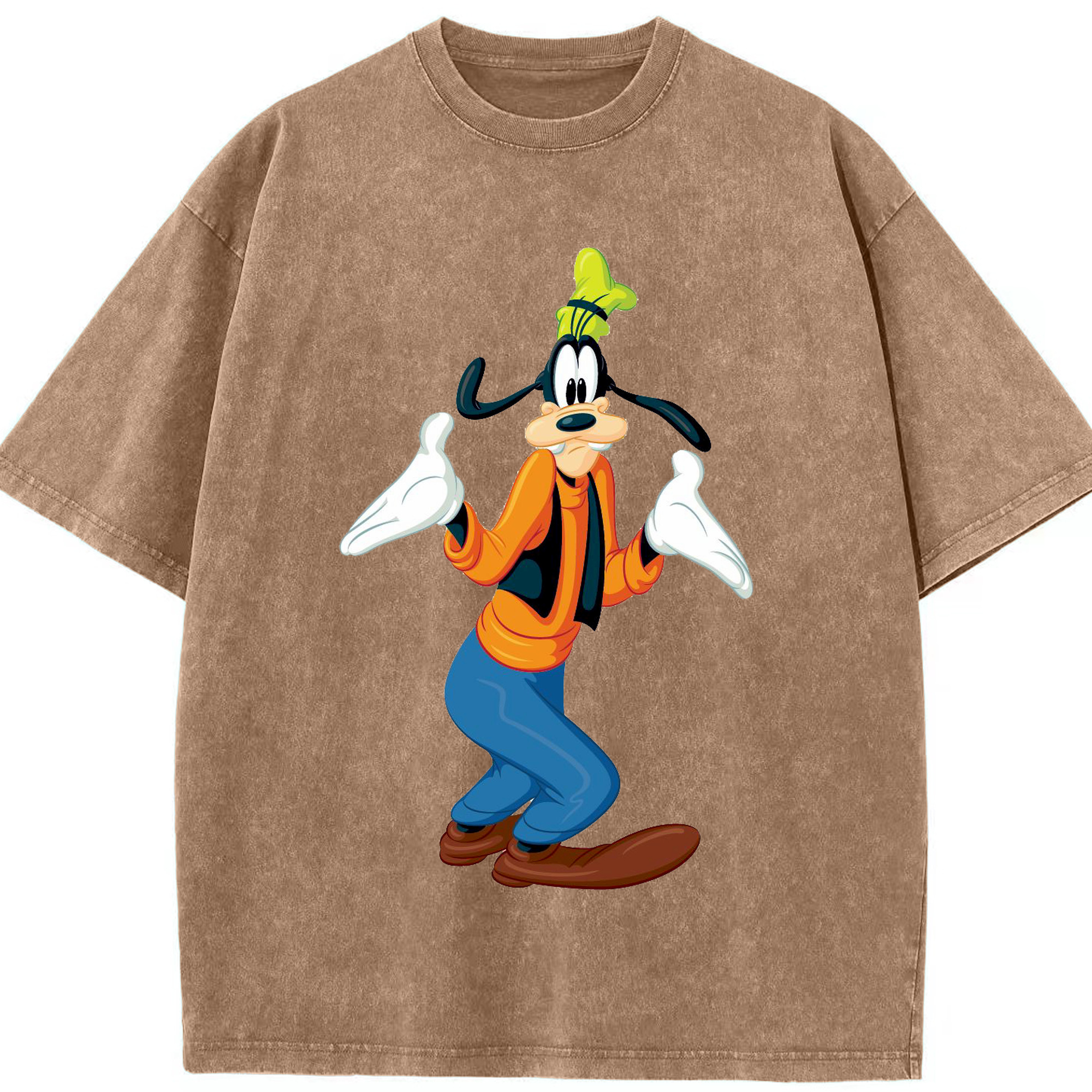 （画像用） ミッキーマウス Mickey Mouse 綿100% ヴィンテージ風 半袖Tシャツ（フロントプリント）