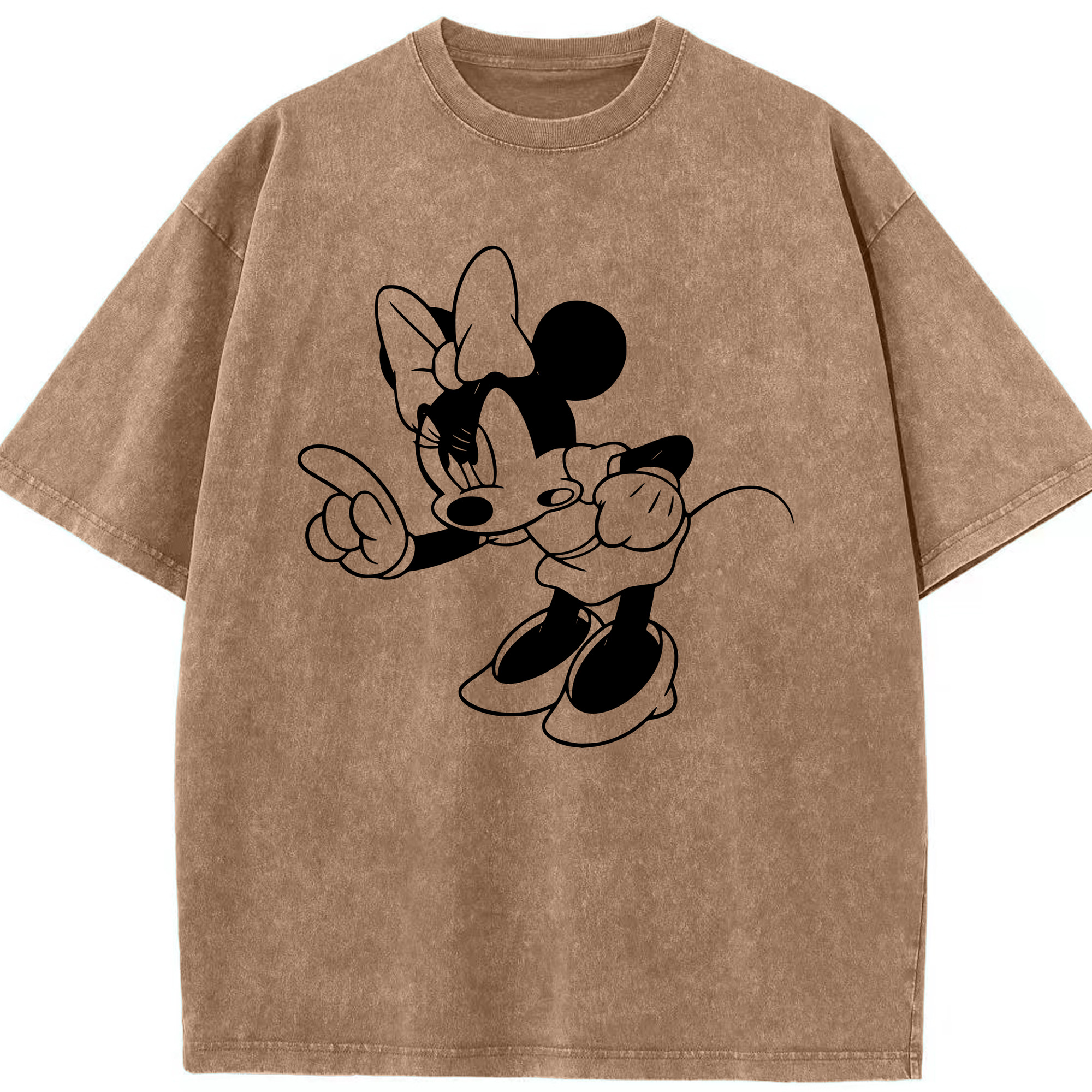 （画像用） ミッキーマウス Mickey Mouse 綿100% ヴィンテージ風 半袖Tシャツ（フロントプリント）