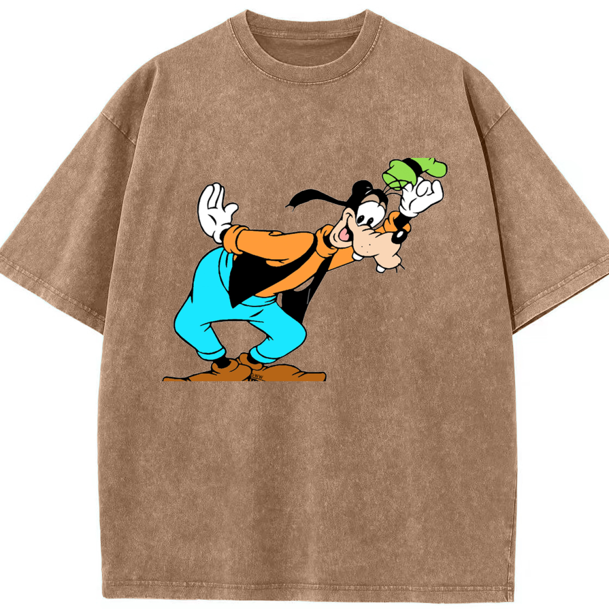 （画像用） ミッキーマウス Mickey Mouse 綿100% ヴィンテージ風 半袖Tシャツ（フロントプリント）