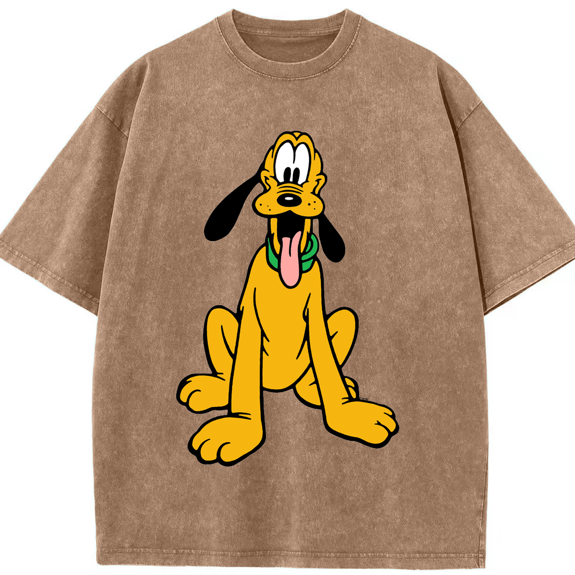 （画像用） ミッキーマウス Mickey Mouse 綿100% ヴィンテージ風 半袖Tシャツ（フロントプリント）