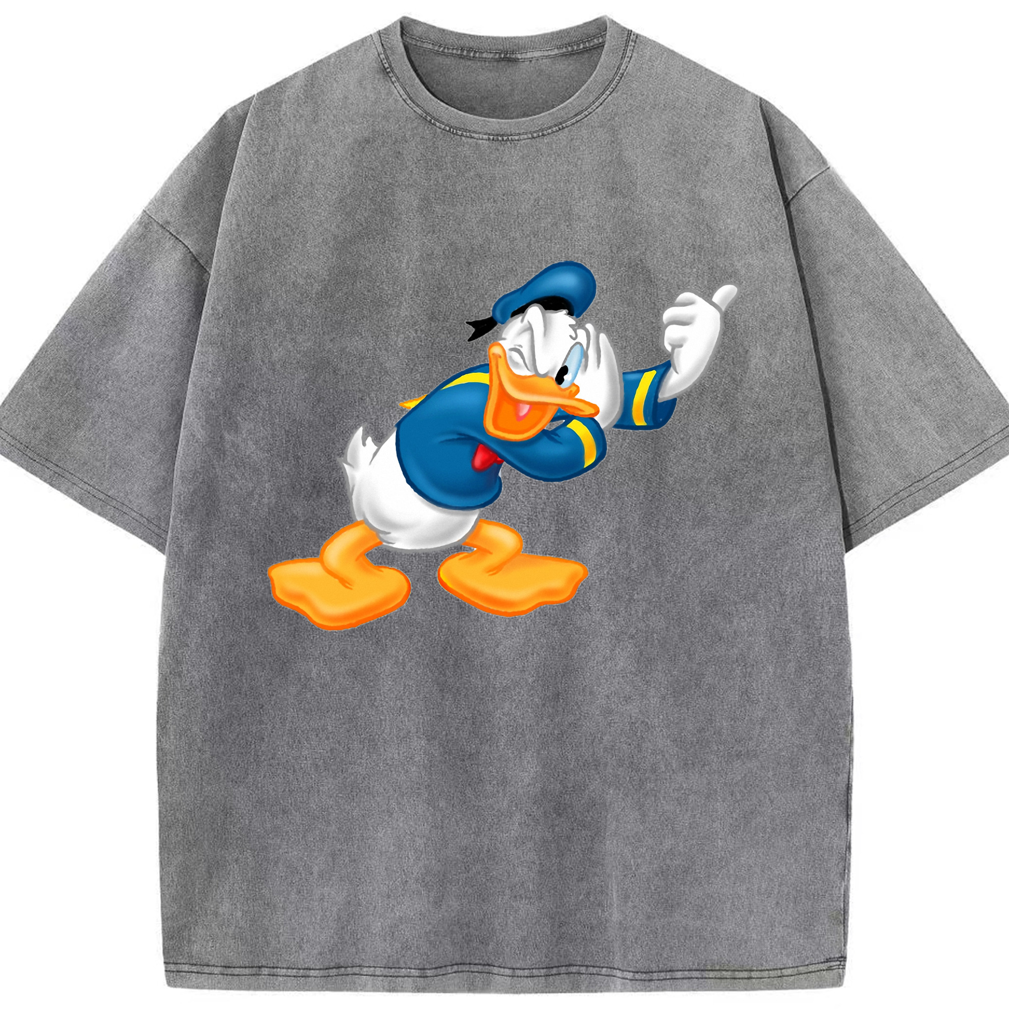（画像用） ミッキーマウス Mickey Mouse 綿100% ヴィンテージ風 半袖Tシャツ（フロントプリント）