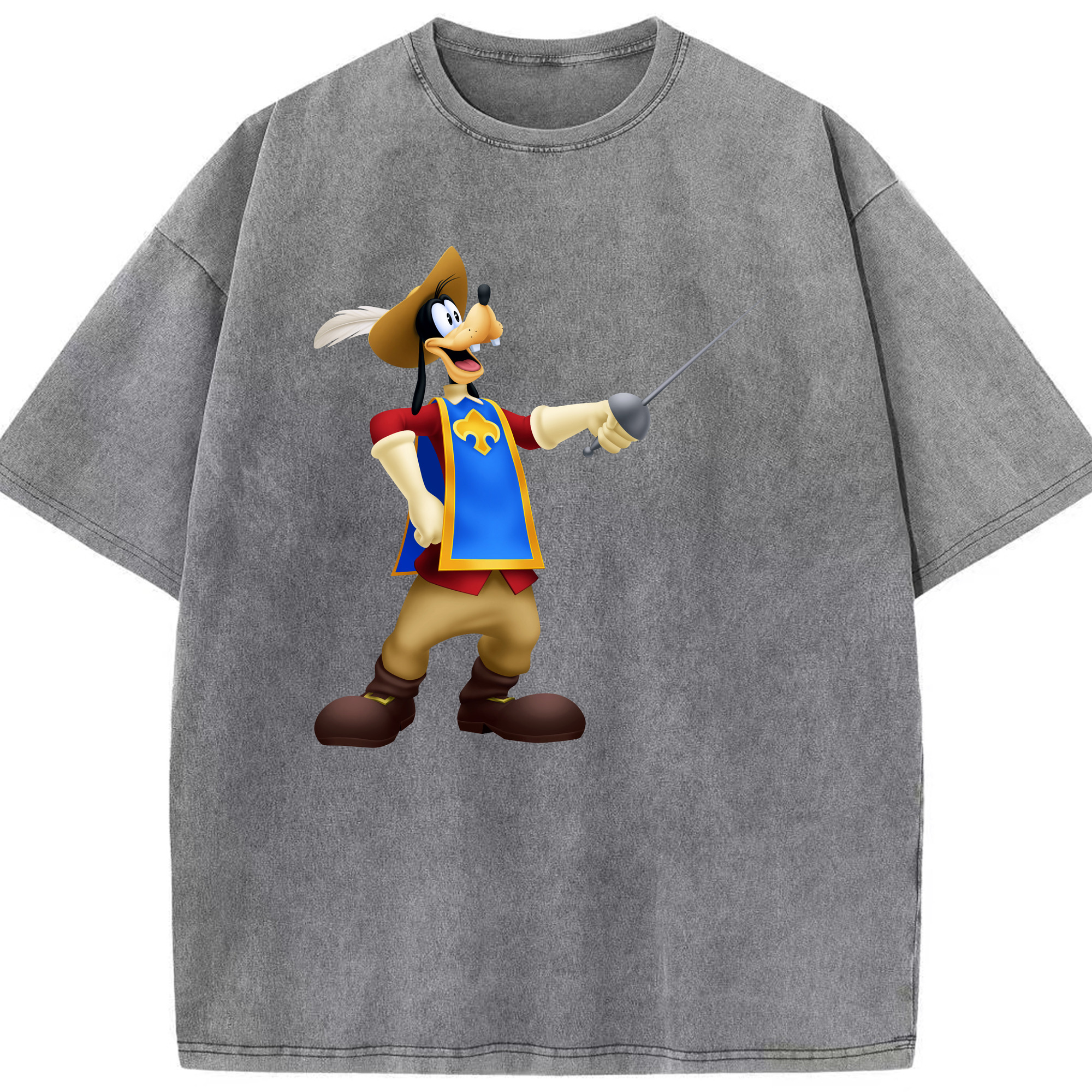 （画像用） ミッキーマウス Mickey Mouse 綿100% ヴィンテージ風 半袖Tシャツ（フロントプリント）
