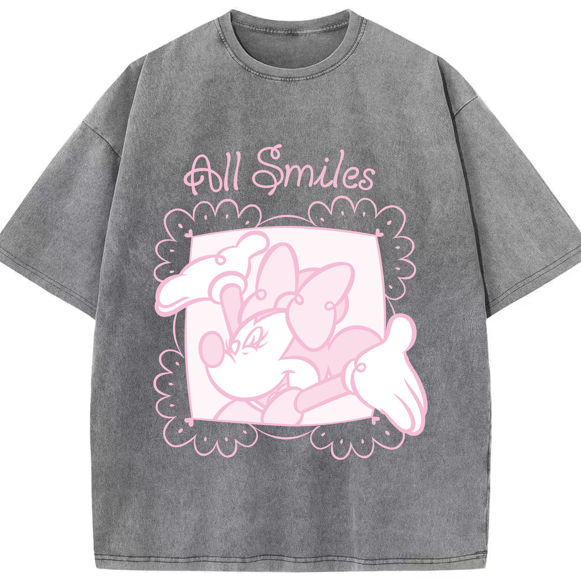 （画像用） ミッキーマウス Mickey Mouse 綿100% ヴィンテージ風 半袖Tシャツ（フロントプリント）