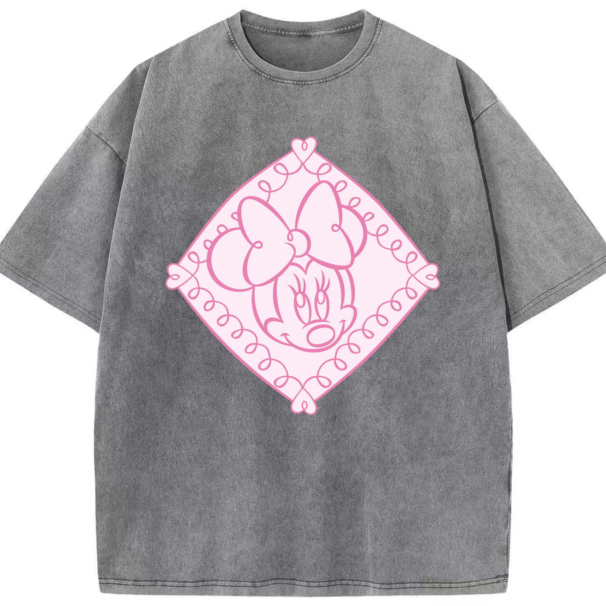 （画像用） ミッキーマウス Mickey Mouse 綿100% ヴィンテージ風 半袖Tシャツ（フロントプリント）