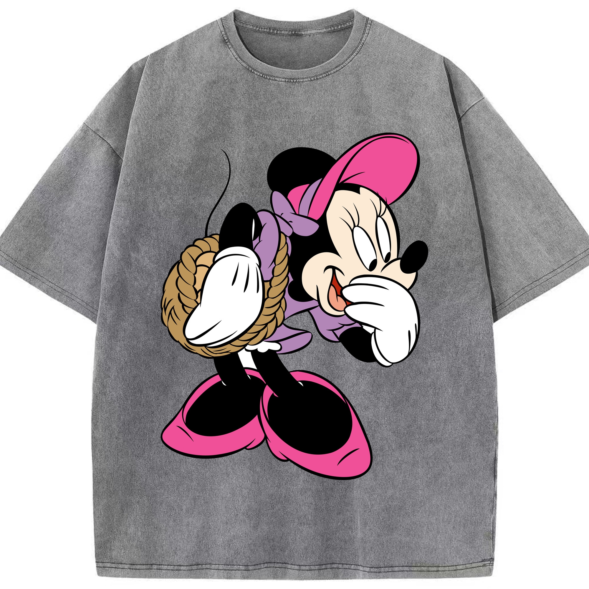 （画像用） ミッキーマウス Mickey Mouse 綿100% ヴィンテージ風 半袖Tシャツ（フロントプリント）