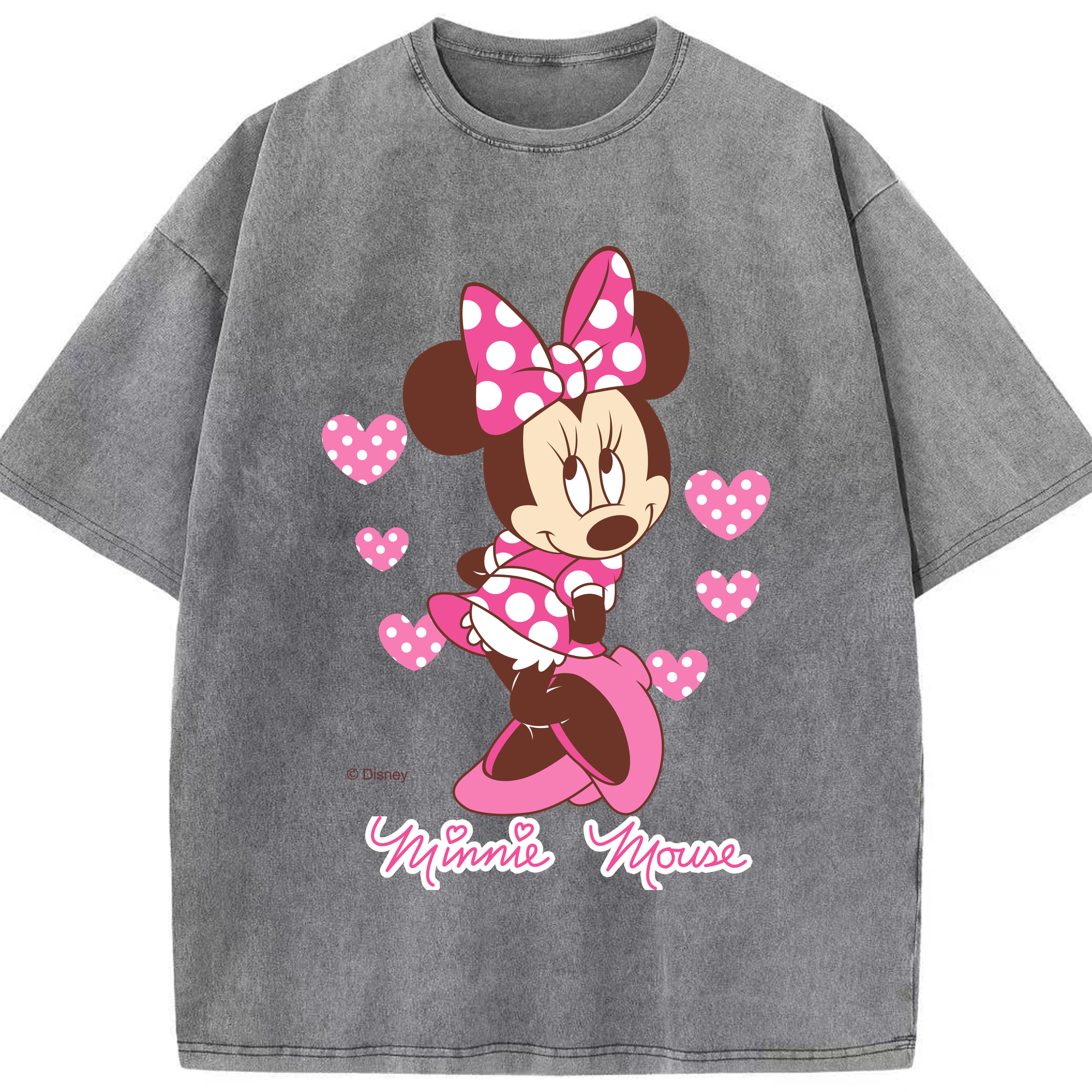 （画像用） ミッキーマウス Mickey Mouse 綿100% ヴィンテージ風 半袖Tシャツ（フロントプリント）