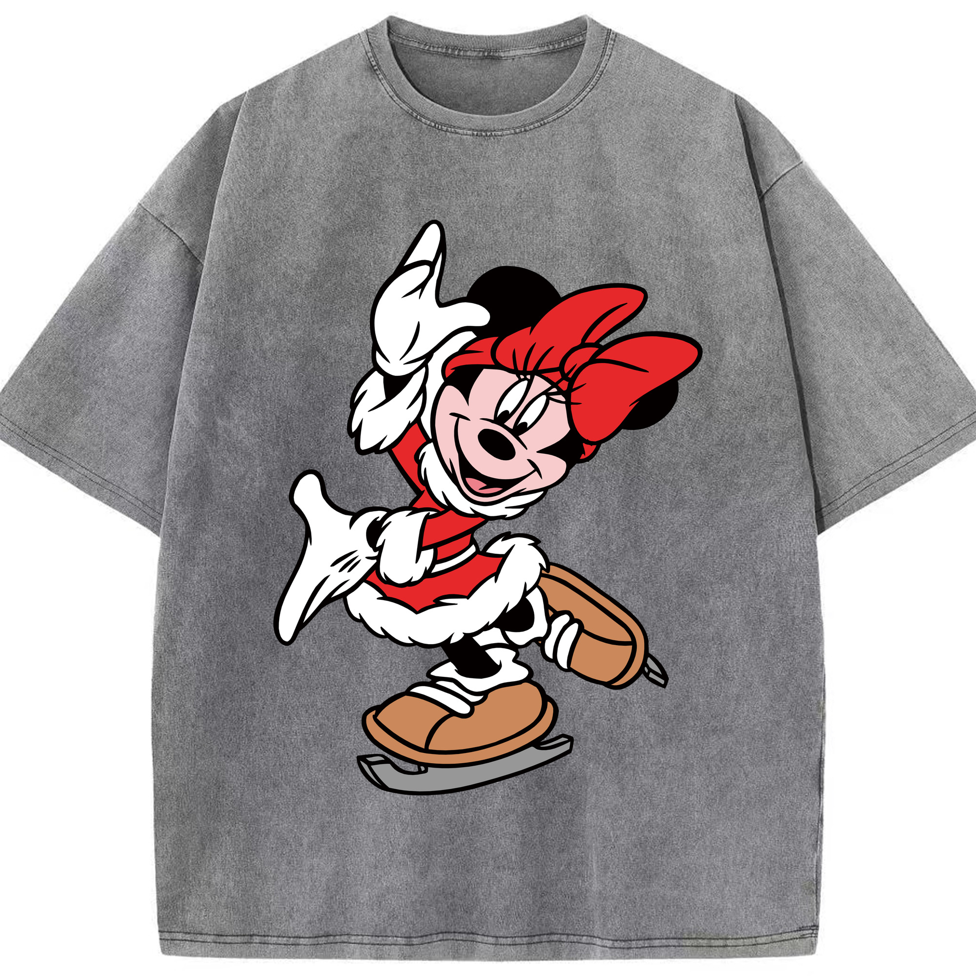 （画像用） ミッキーマウス Mickey Mouse 綿100% ヴィンテージ風 半袖Tシャツ（フロントプリント）