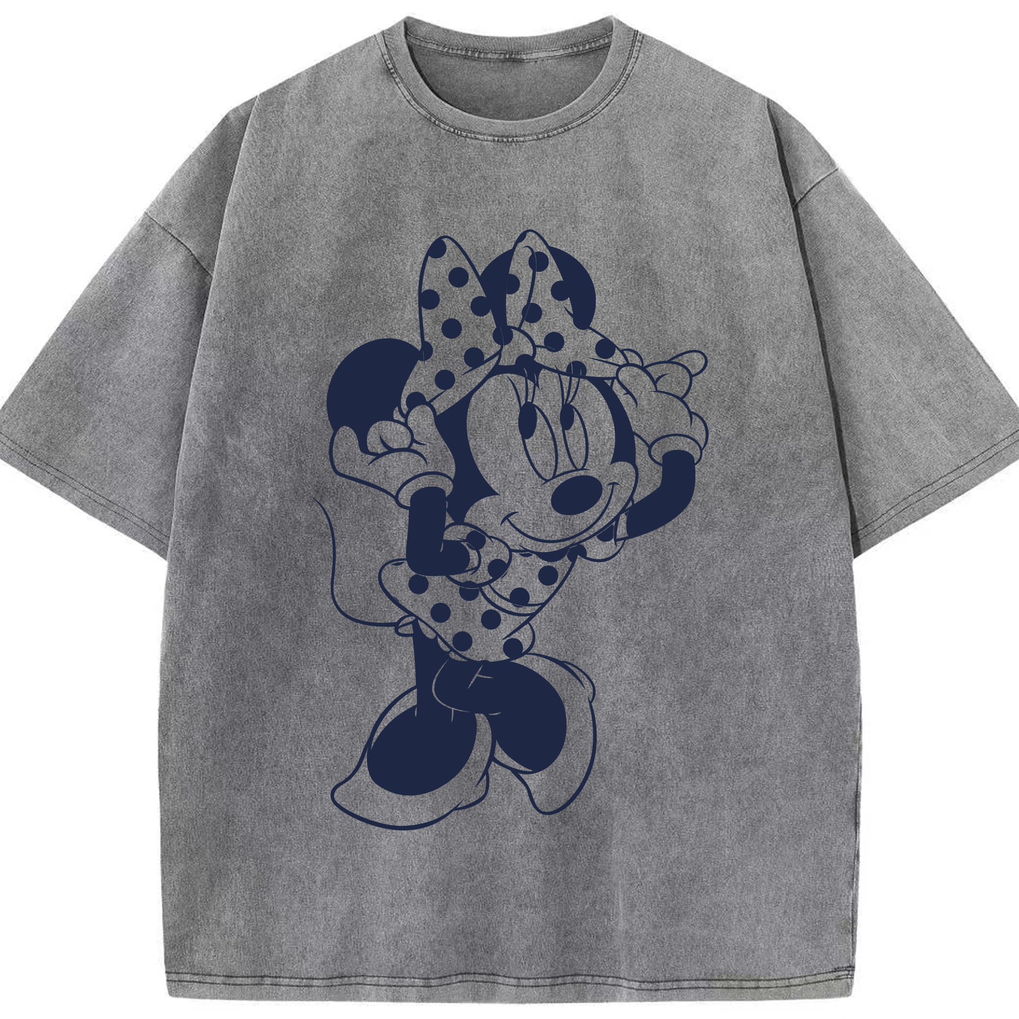 （画像用） ミッキーマウス Mickey Mouse 綿100% ヴィンテージ風 半袖Tシャツ（フロントプリント）