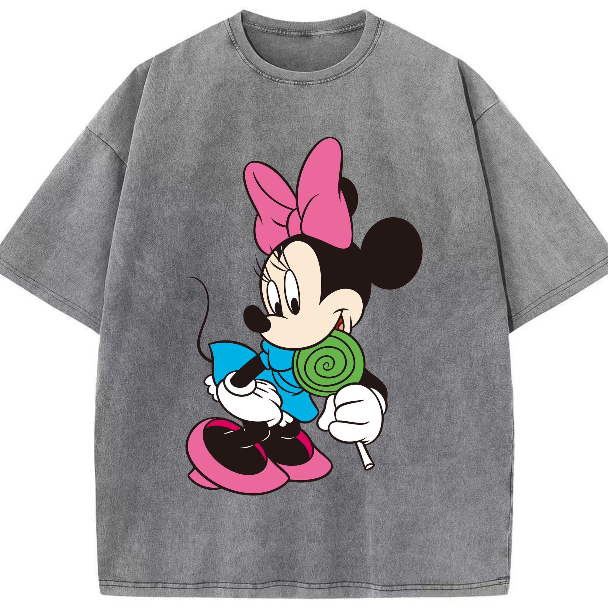 （画像用） ミッキーマウス Mickey Mouse 綿100% ヴィンテージ風 半袖Tシャツ（フロントプリント）