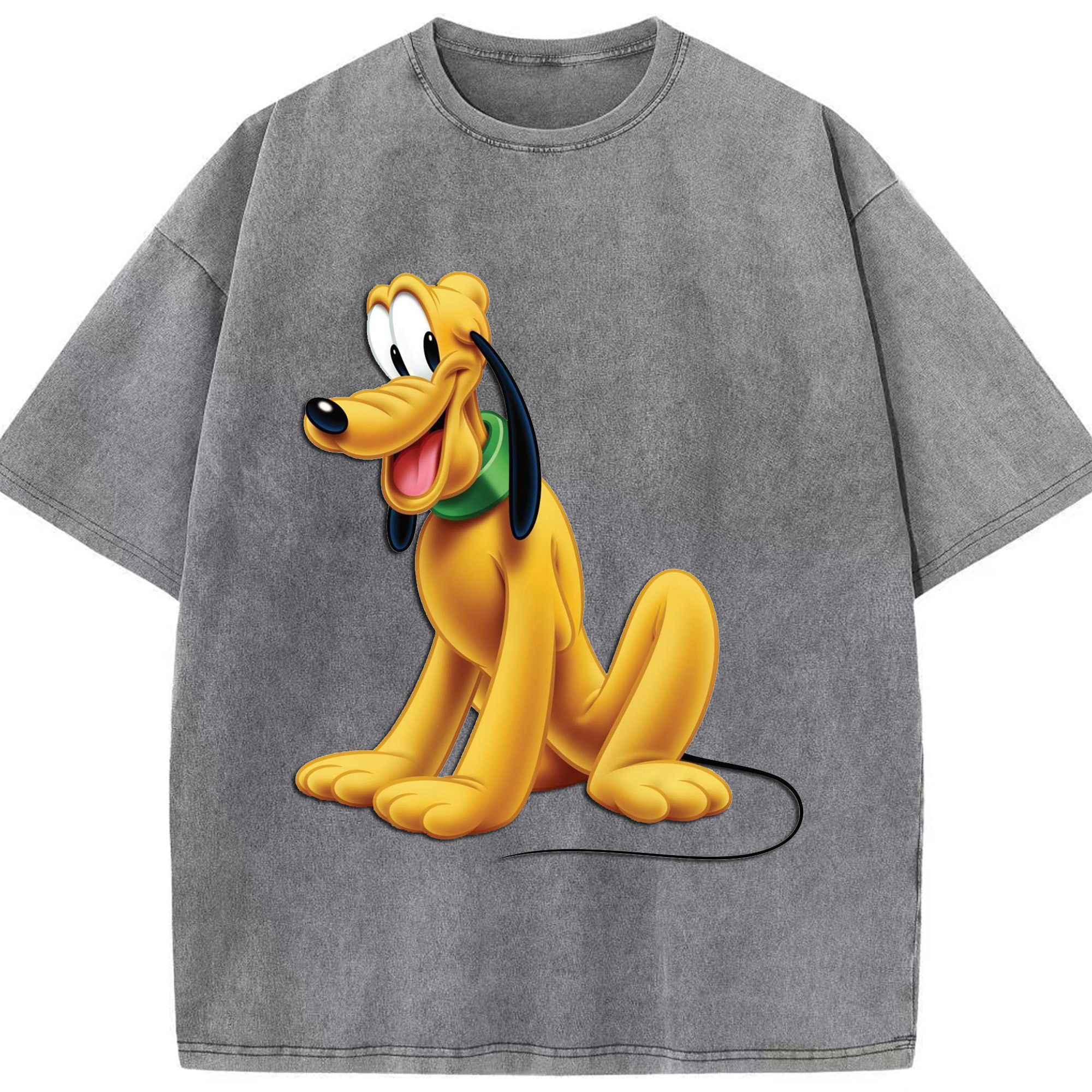 （画像用） ミッキーマウス Mickey Mouse 綿100% ヴィンテージ風 半袖Tシャツ（フロントプリント）