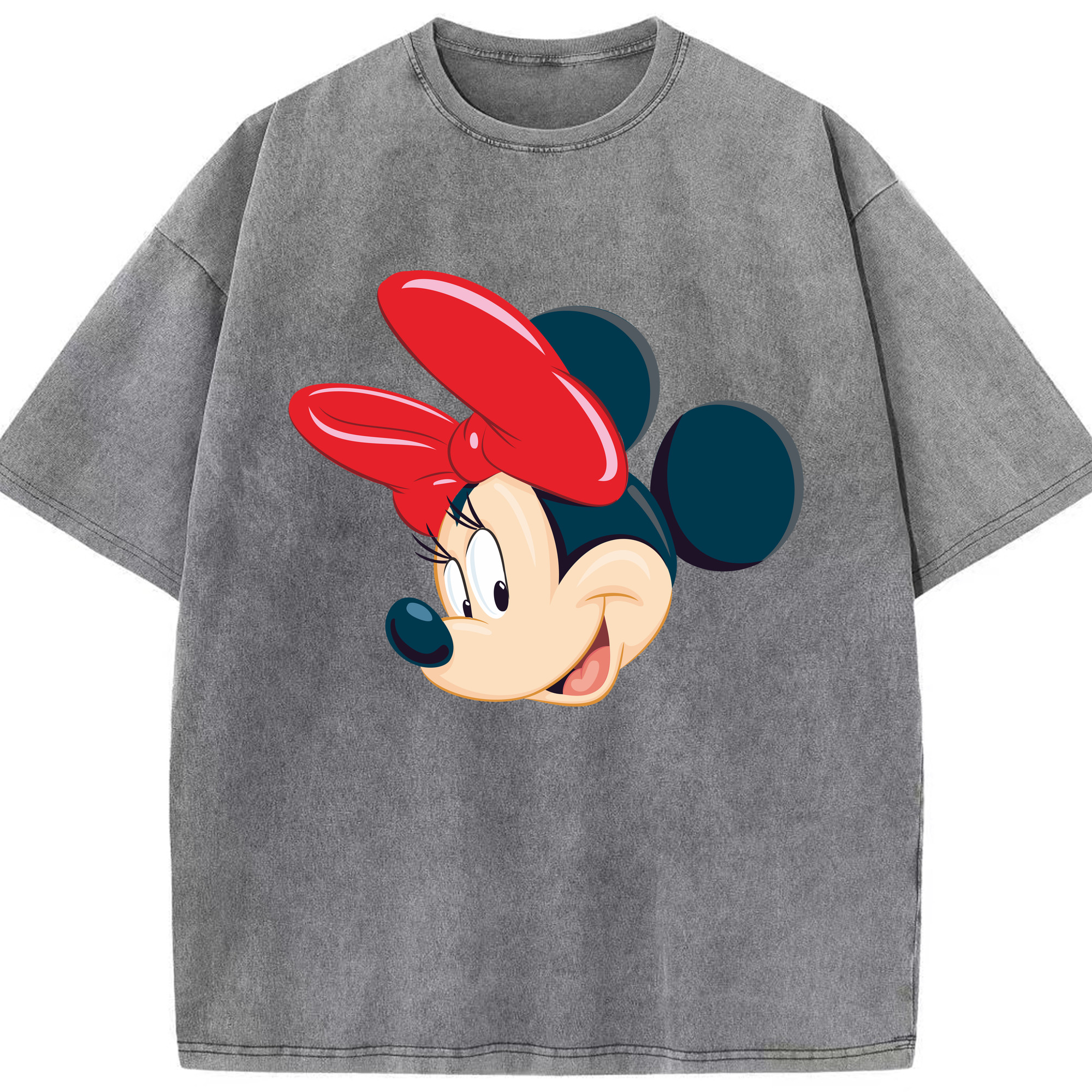 （画像用） ミッキーマウス Mickey Mouse 綿100% ヴィンテージ風 半袖Tシャツ（フロントプリント）