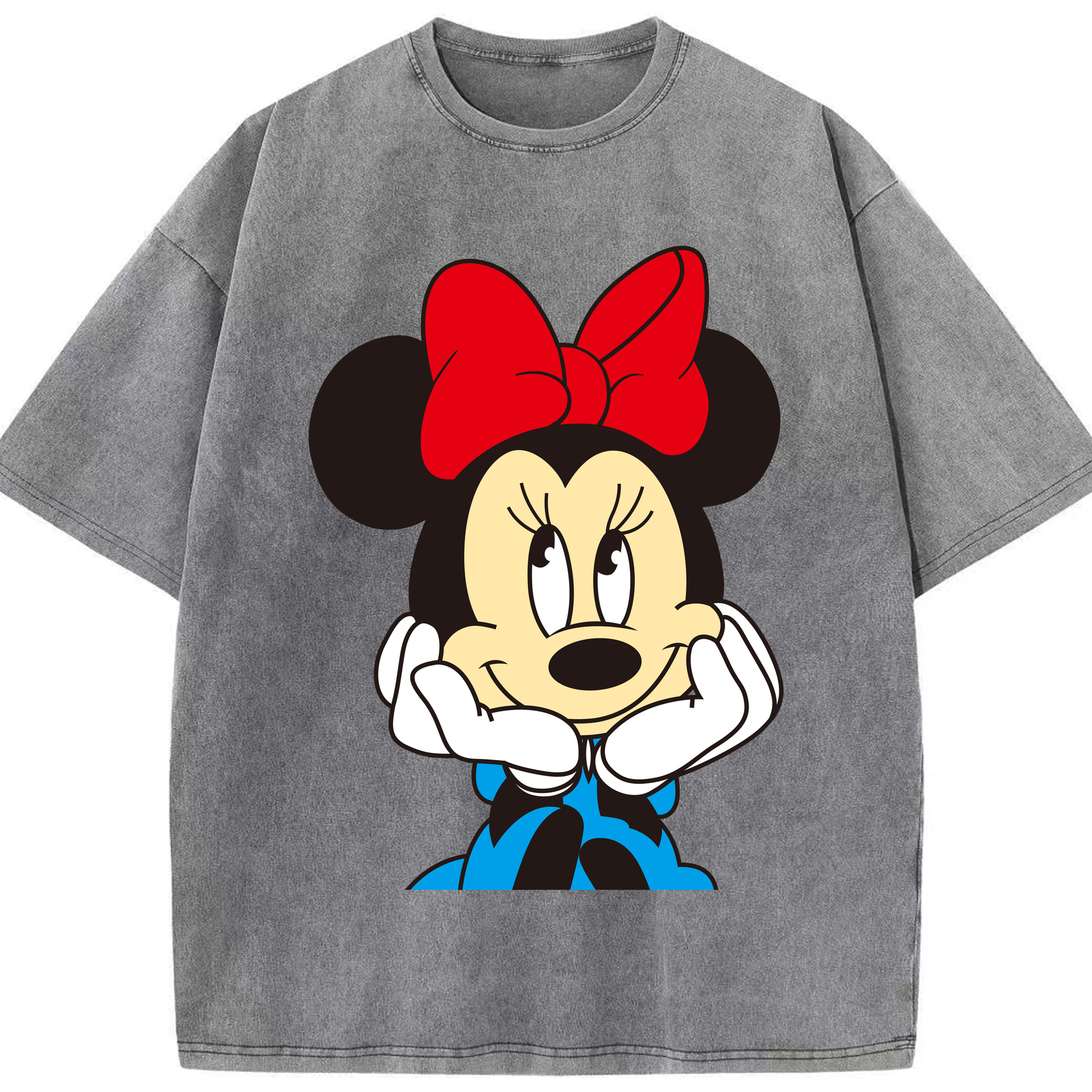 ミッキーマウス Mickey Mouse 綿100% ヴィンテージ風 半袖Tシャツ（フロントプリント）