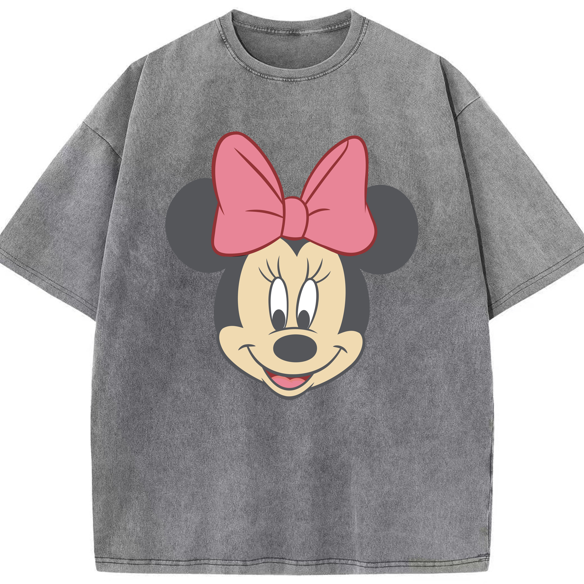（画像用） ミッキーマウス Mickey Mouse 綿100% ヴィンテージ風 半袖Tシャツ（フロントプリント）