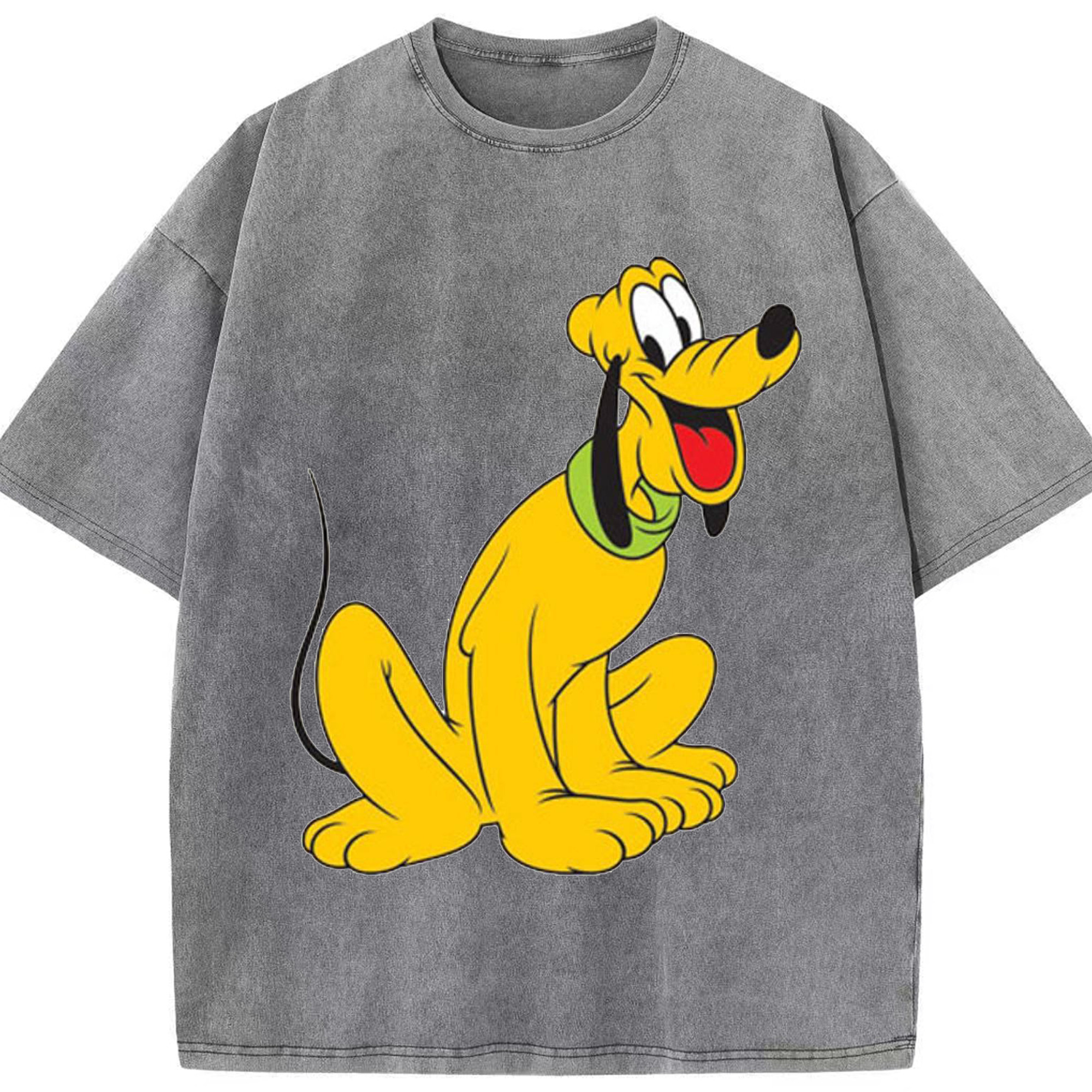 （画像用） ミッキーマウス Mickey Mouse 綿100% ヴィンテージ風 半袖Tシャツ（フロントプリント）