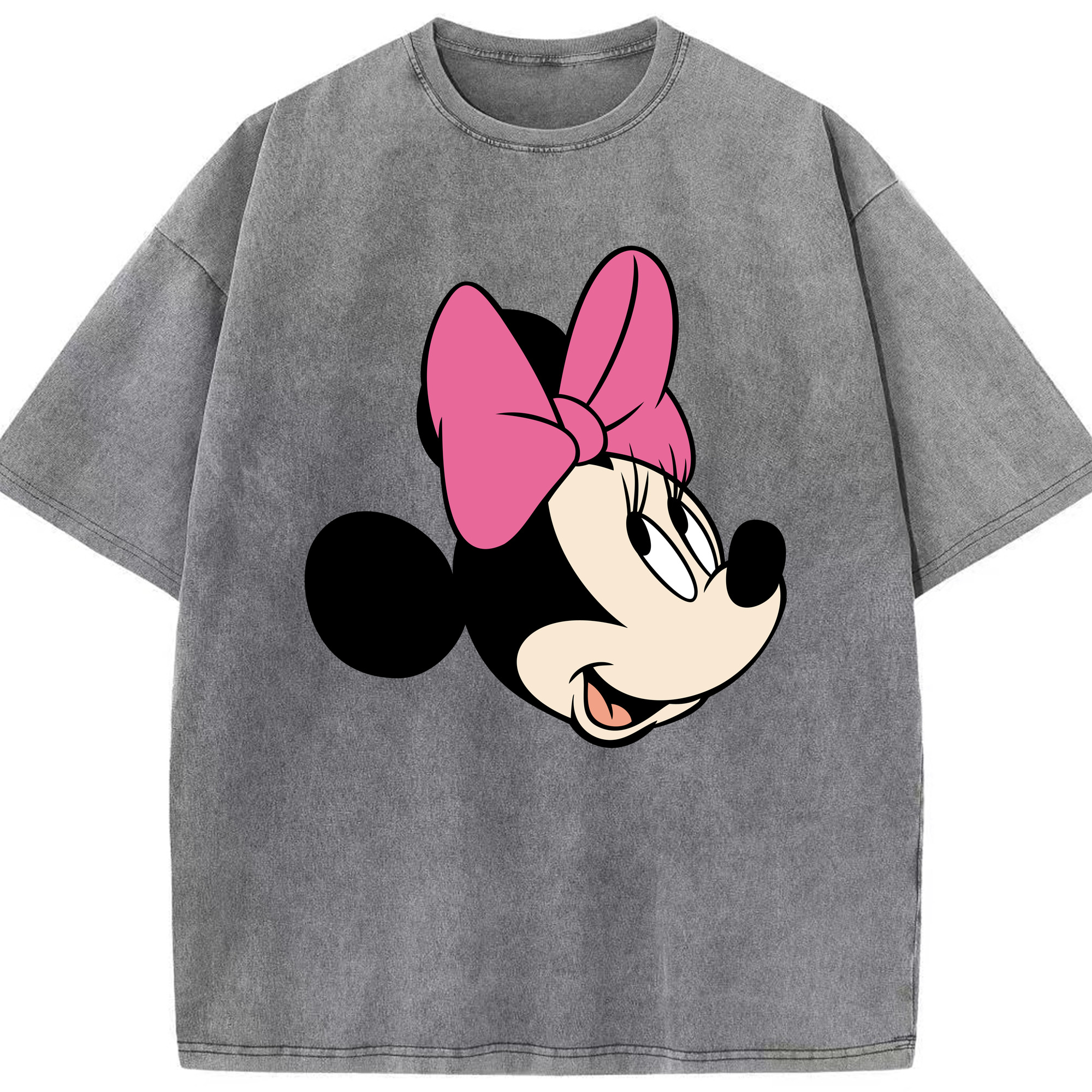 （画像用） ミッキーマウス Mickey Mouse 綿100% ヴィンテージ風 半袖Tシャツ（フロントプリント）
