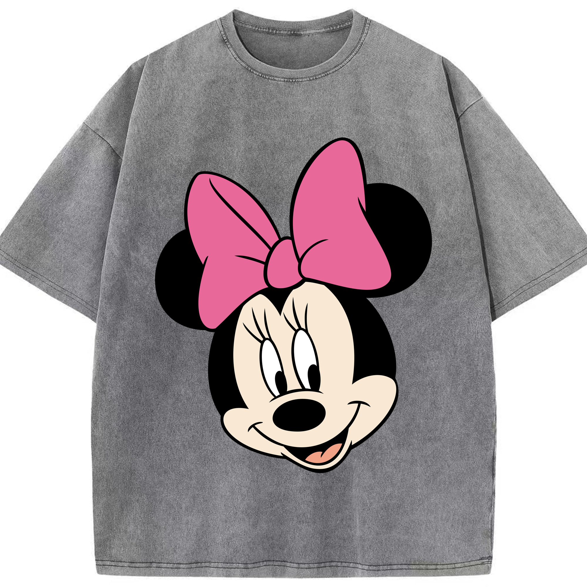 （画像用） ミッキーマウス Mickey Mouse 綿100% ヴィンテージ風 半袖Tシャツ（フロントプリント）