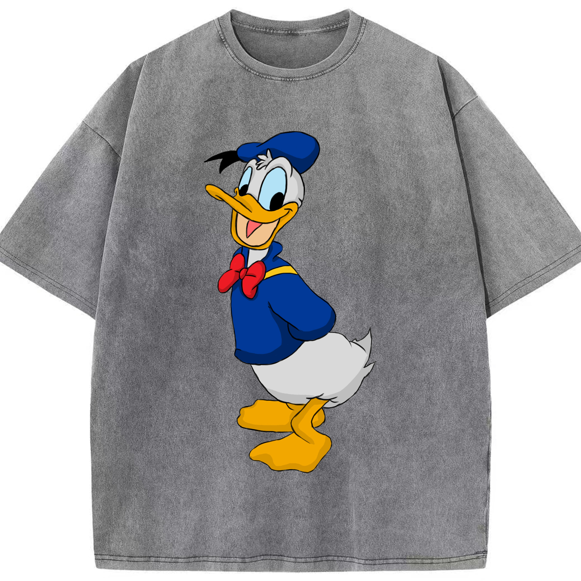 （画像用） ミッキーマウス Mickey Mouse 綿100% ヴィンテージ風 半袖Tシャツ（フロントプリント）
