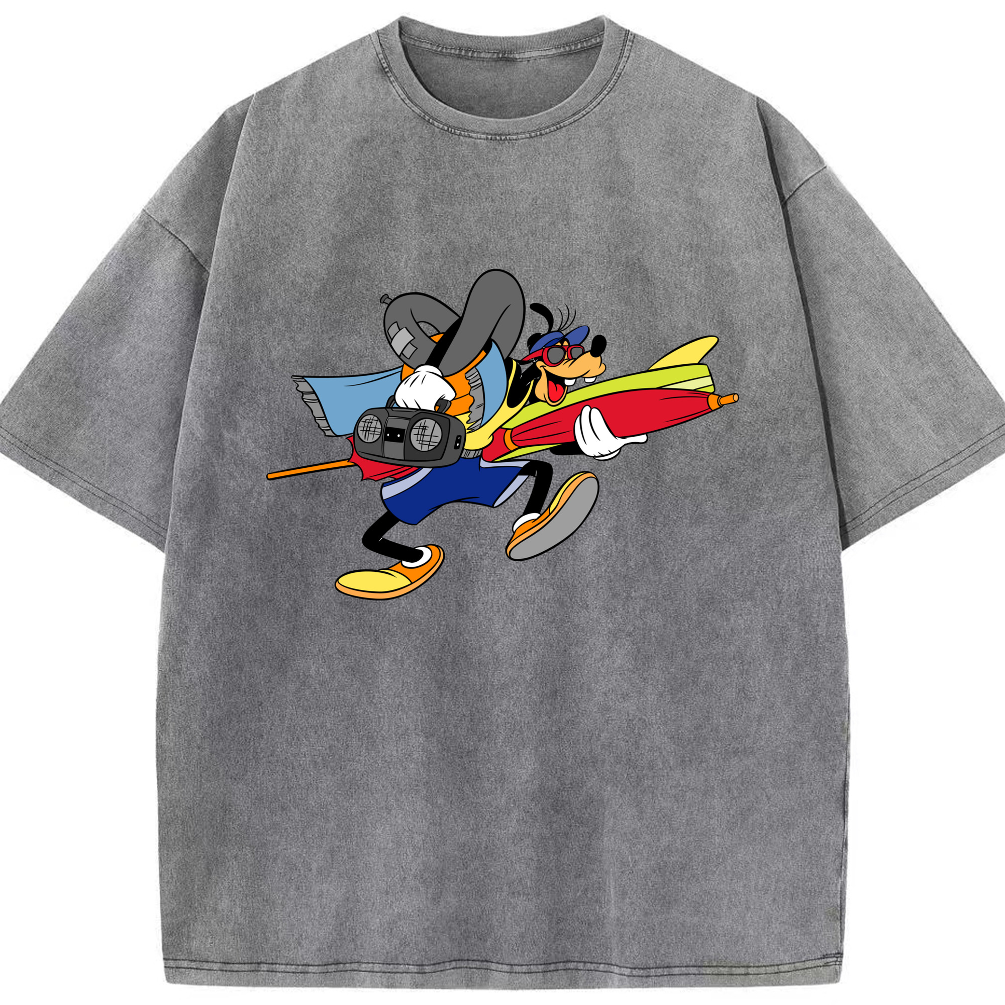（画像用） ミッキーマウス Mickey Mouse 綿100% ヴィンテージ風 半袖Tシャツ（フロントプリント）