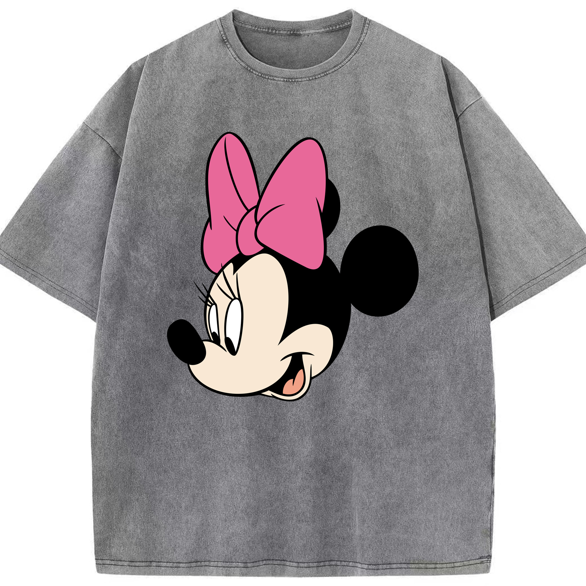 （画像用） ミッキーマウス Mickey Mouse 綿100% ヴィンテージ風 半袖Tシャツ（フロントプリント）