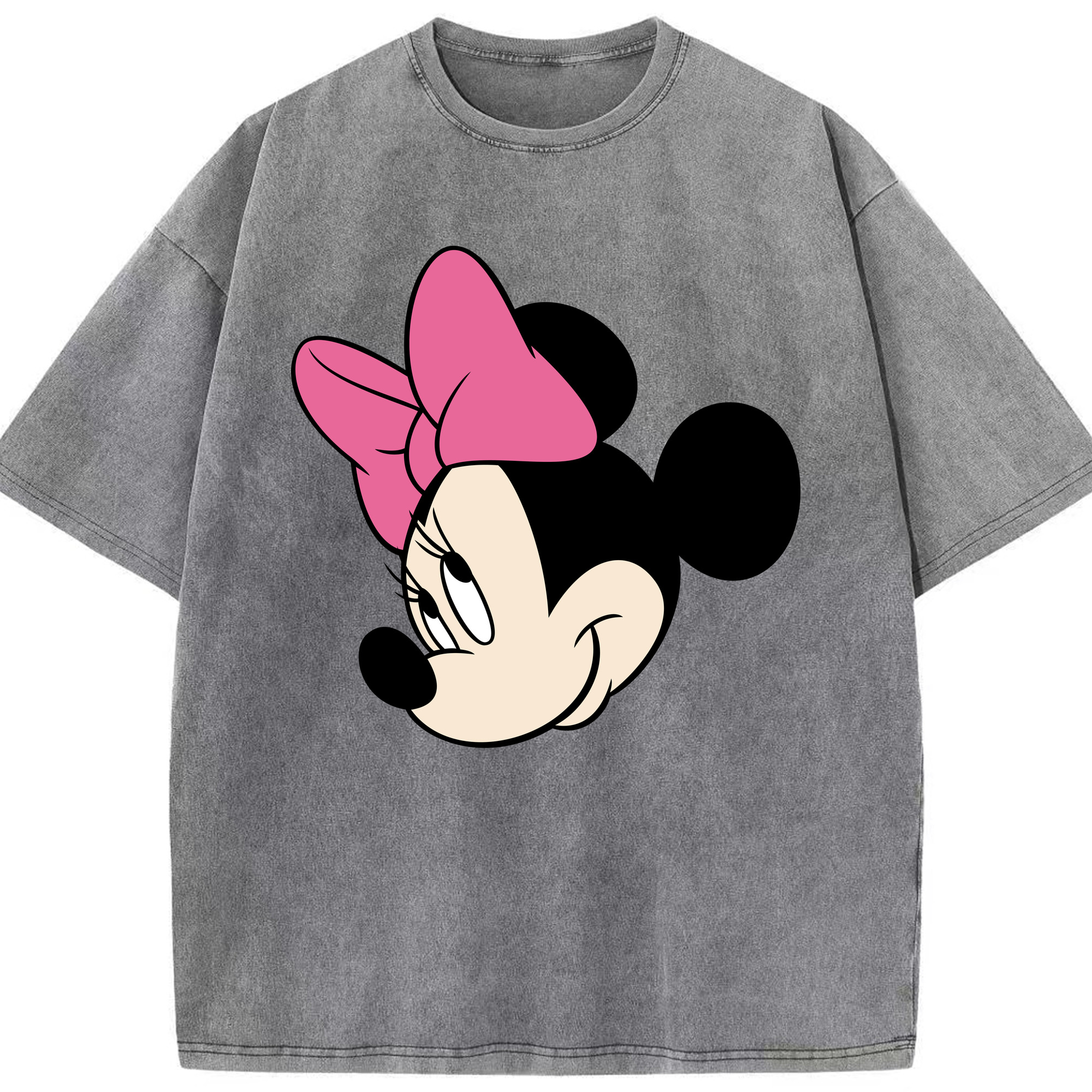（画像用） ミッキーマウス Mickey Mouse 綿100% ヴィンテージ風 半袖Tシャツ（フロントプリント）
