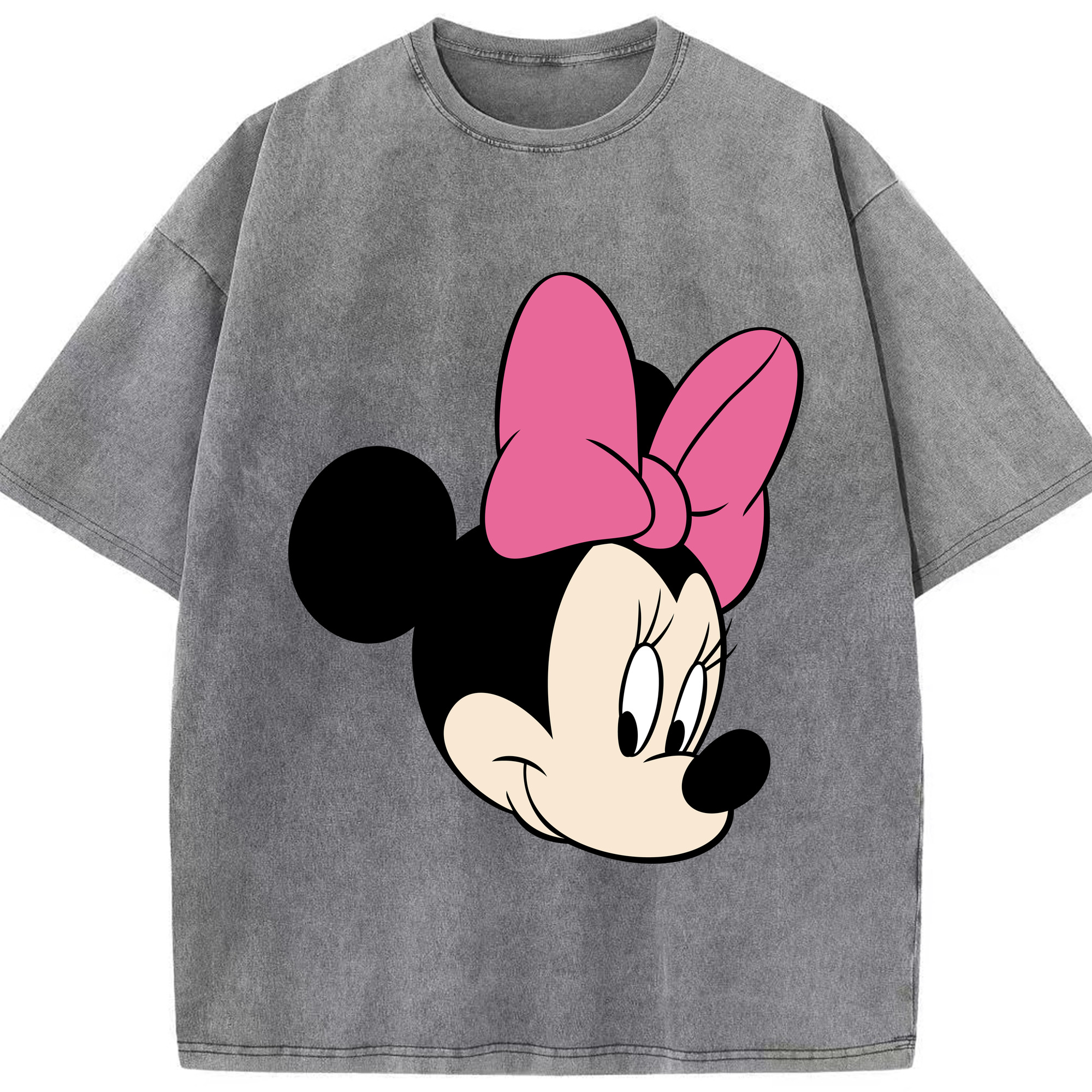 （画像用） ミッキーマウス Mickey Mouse 綿100% ヴィンテージ風 半袖Tシャツ（フロントプリント）