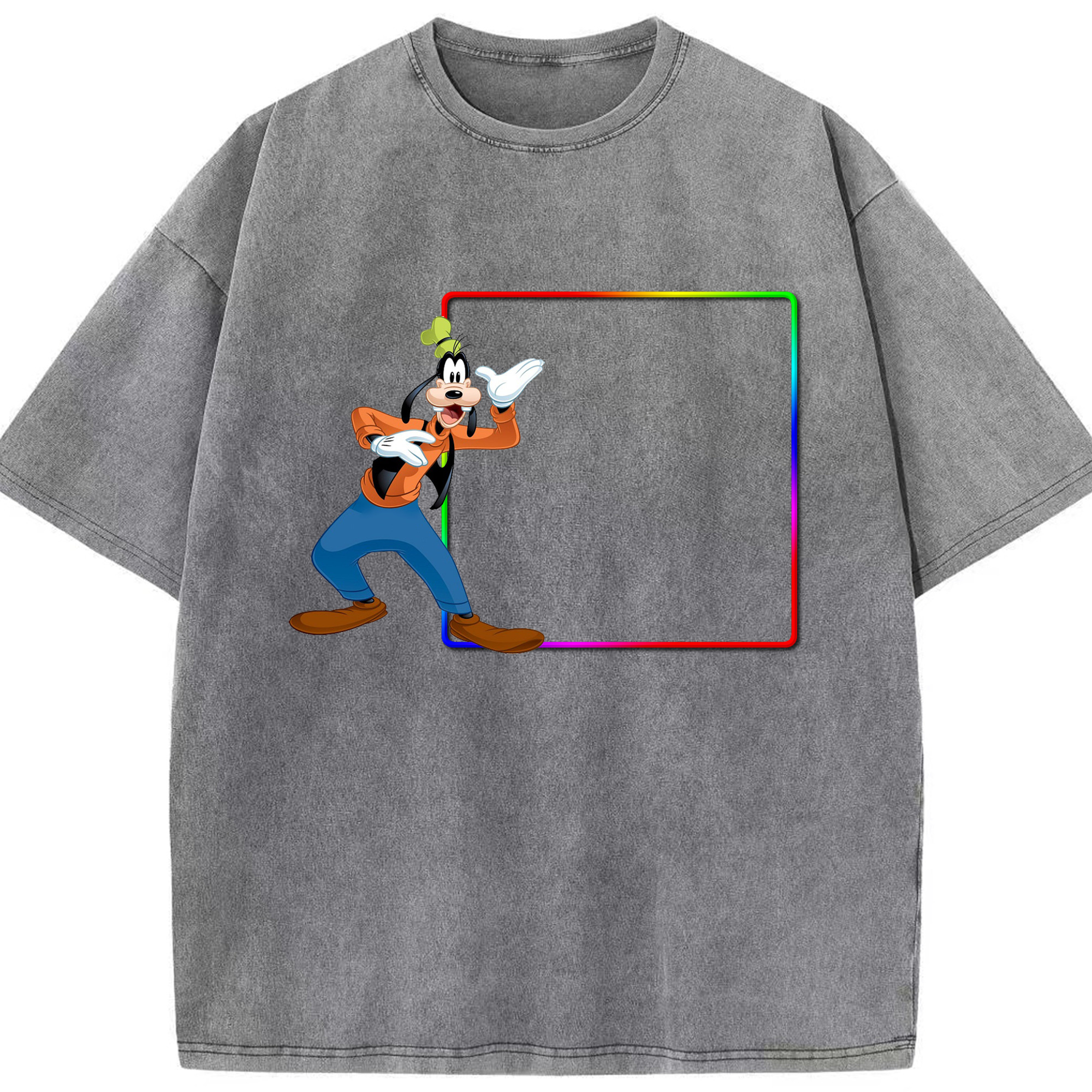 （画像用） ミッキーマウス Mickey Mouse 綿100% ヴィンテージ風 半袖Tシャツ（フロントプリント）