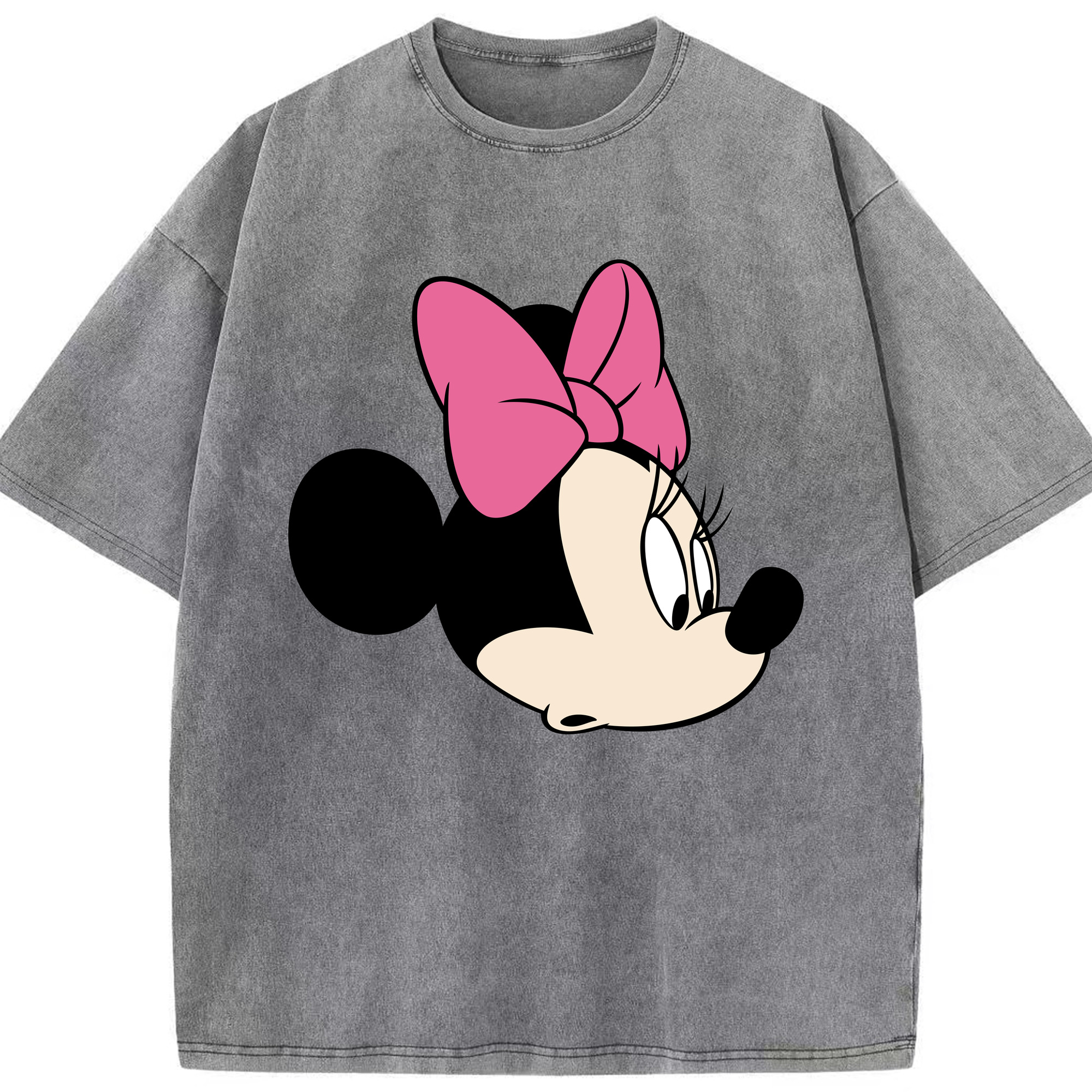 （画像用） ミッキーマウス Mickey Mouse 綿100% ヴィンテージ風 半袖Tシャツ（フロントプリント）