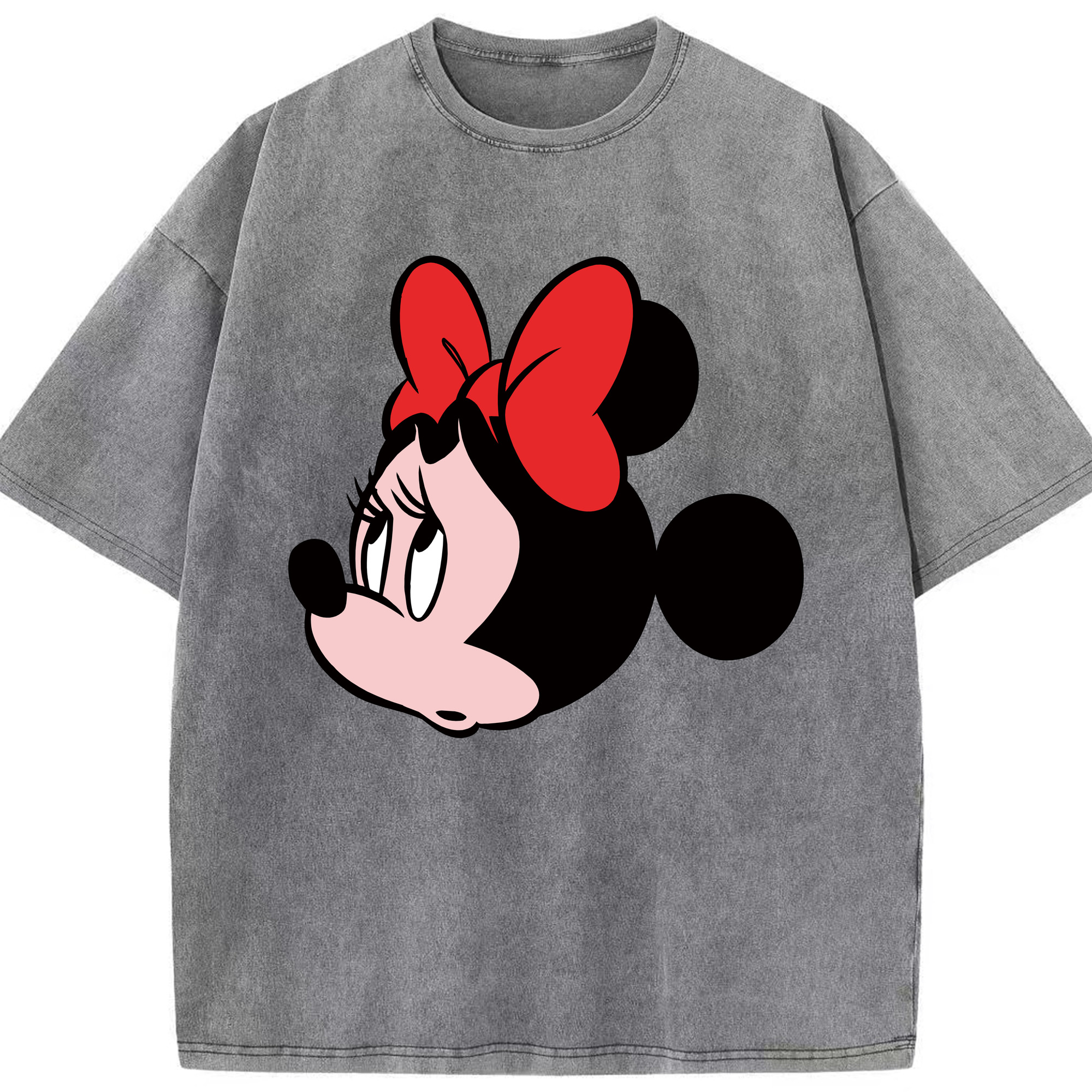 （画像用） ミッキーマウス Mickey Mouse 綿100% ヴィンテージ風 半袖Tシャツ（フロントプリント）
