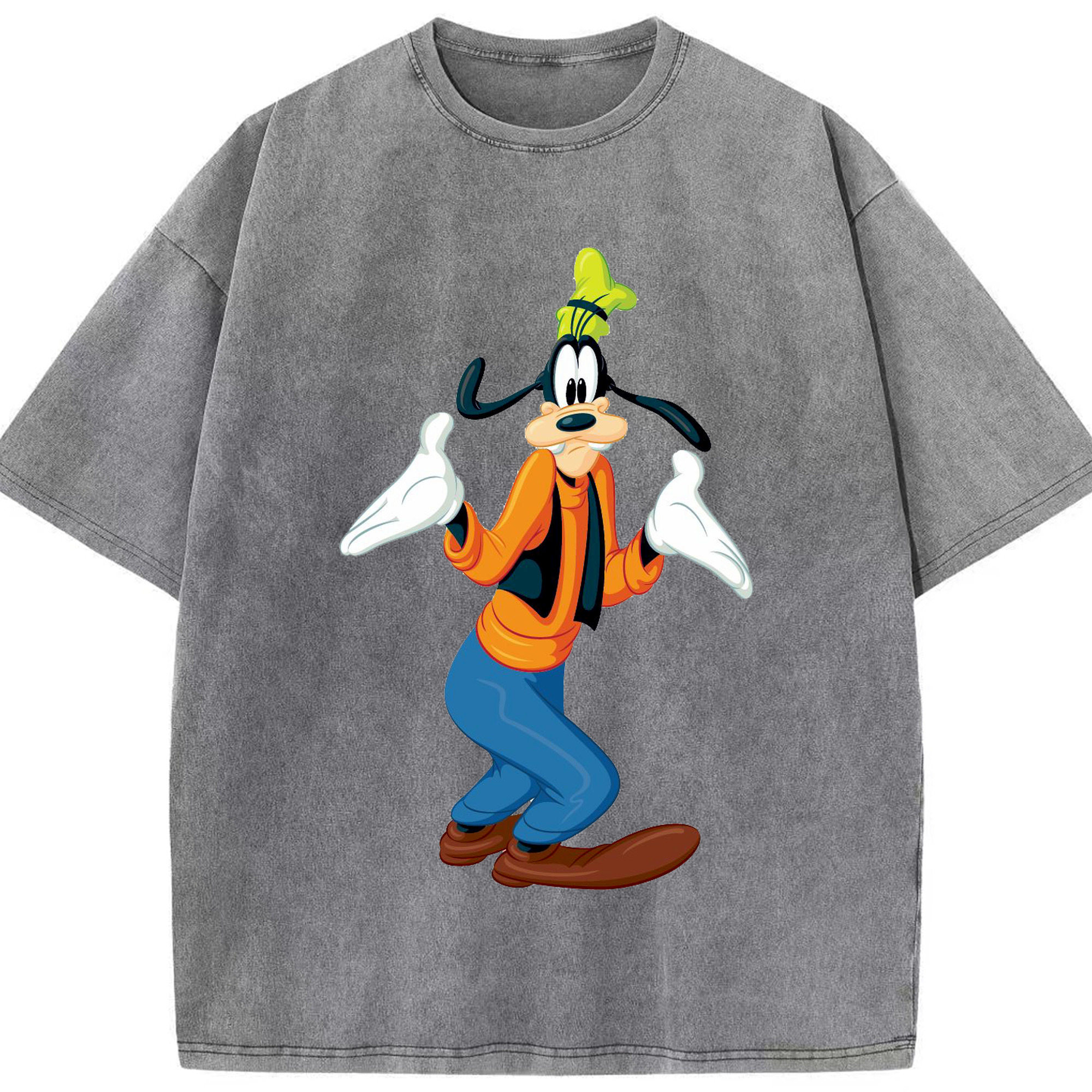 （画像用） ミッキーマウス Mickey Mouse 綿100% ヴィンテージ風 半袖Tシャツ（フロントプリント）