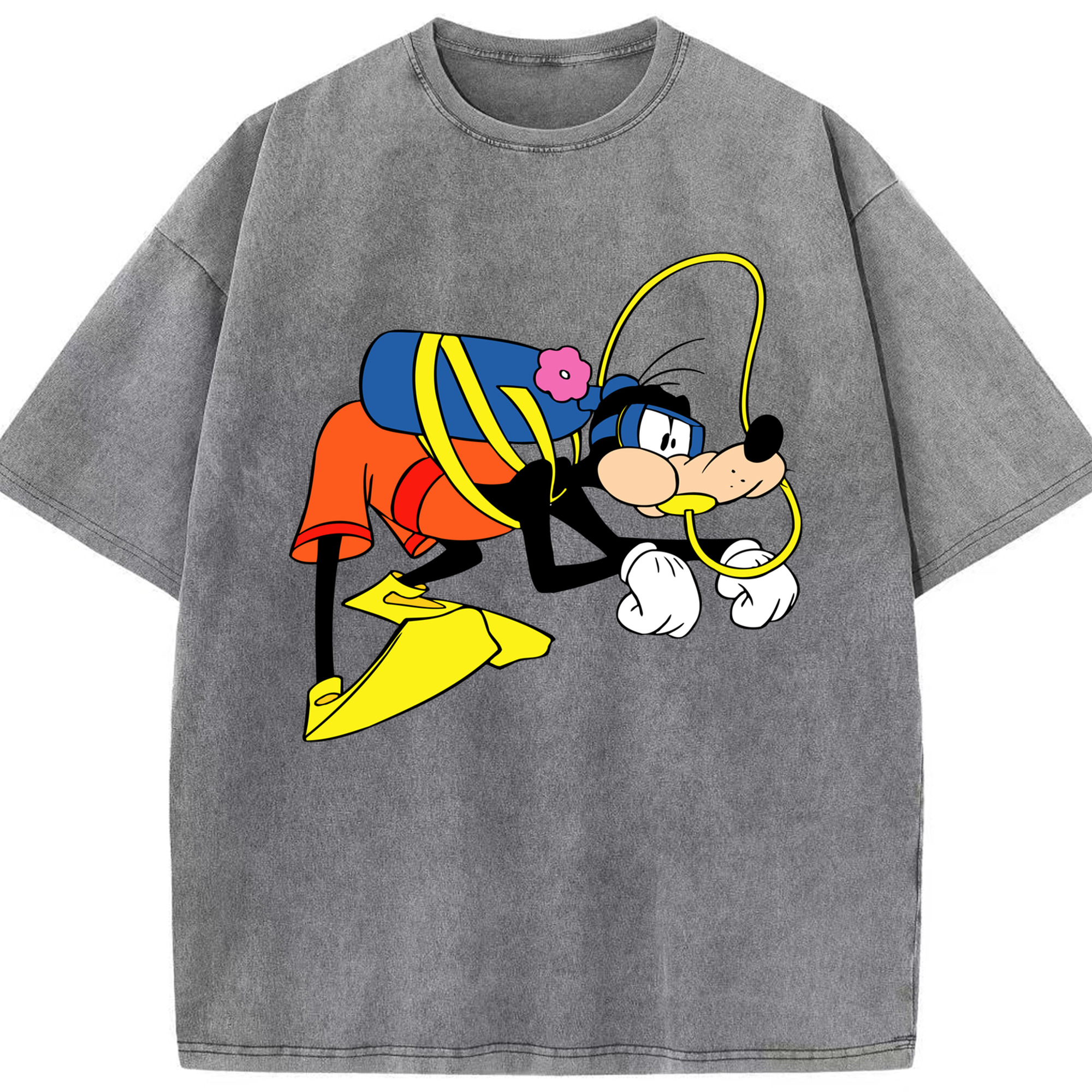 （画像用） ミッキーマウス Mickey Mouse 綿100% ヴィンテージ風 半袖Tシャツ（フロントプリント）