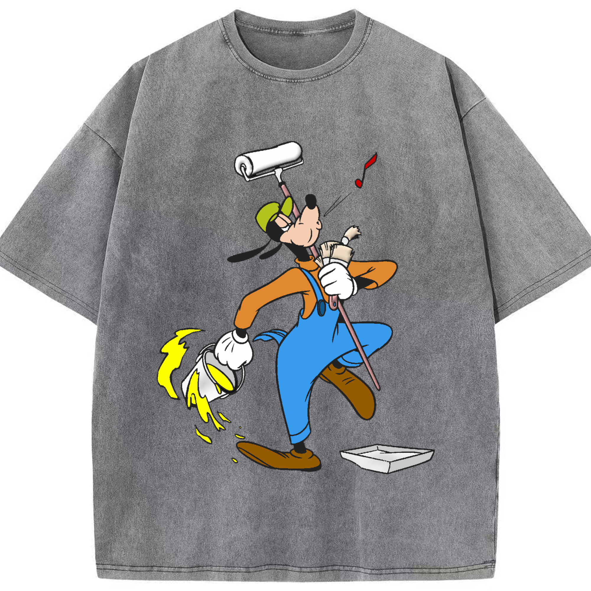 （画像用） ミッキーマウス Mickey Mouse 綿100% ヴィンテージ風 半袖Tシャツ（フロントプリント）