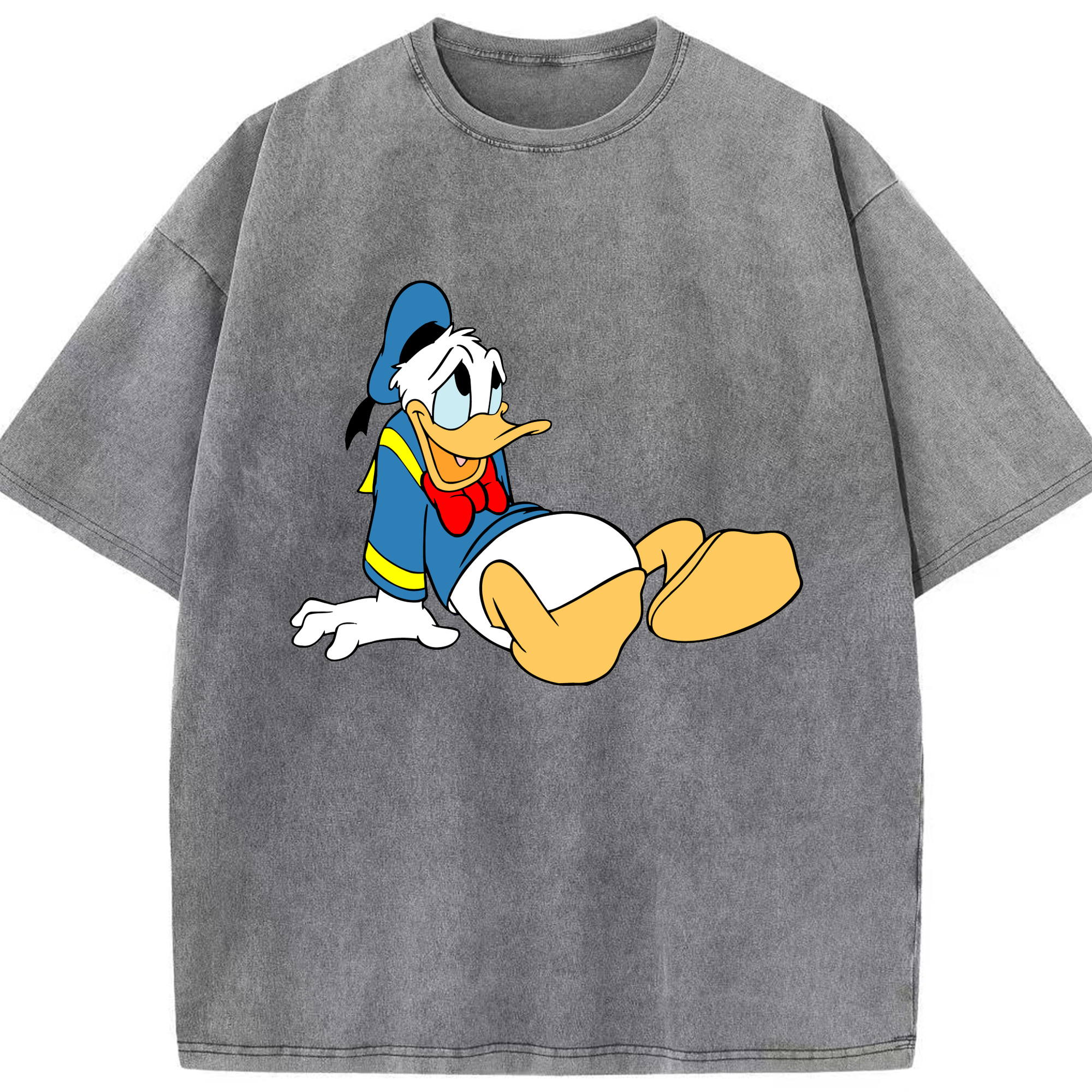 （画像用） ミッキーマウス Mickey Mouse 綿100% ヴィンテージ風 半袖Tシャツ（フロントプリント）